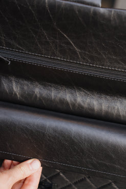 Chanel Black Aged Calfskin Medium SO BLACK 2.55 Bag – Full Set