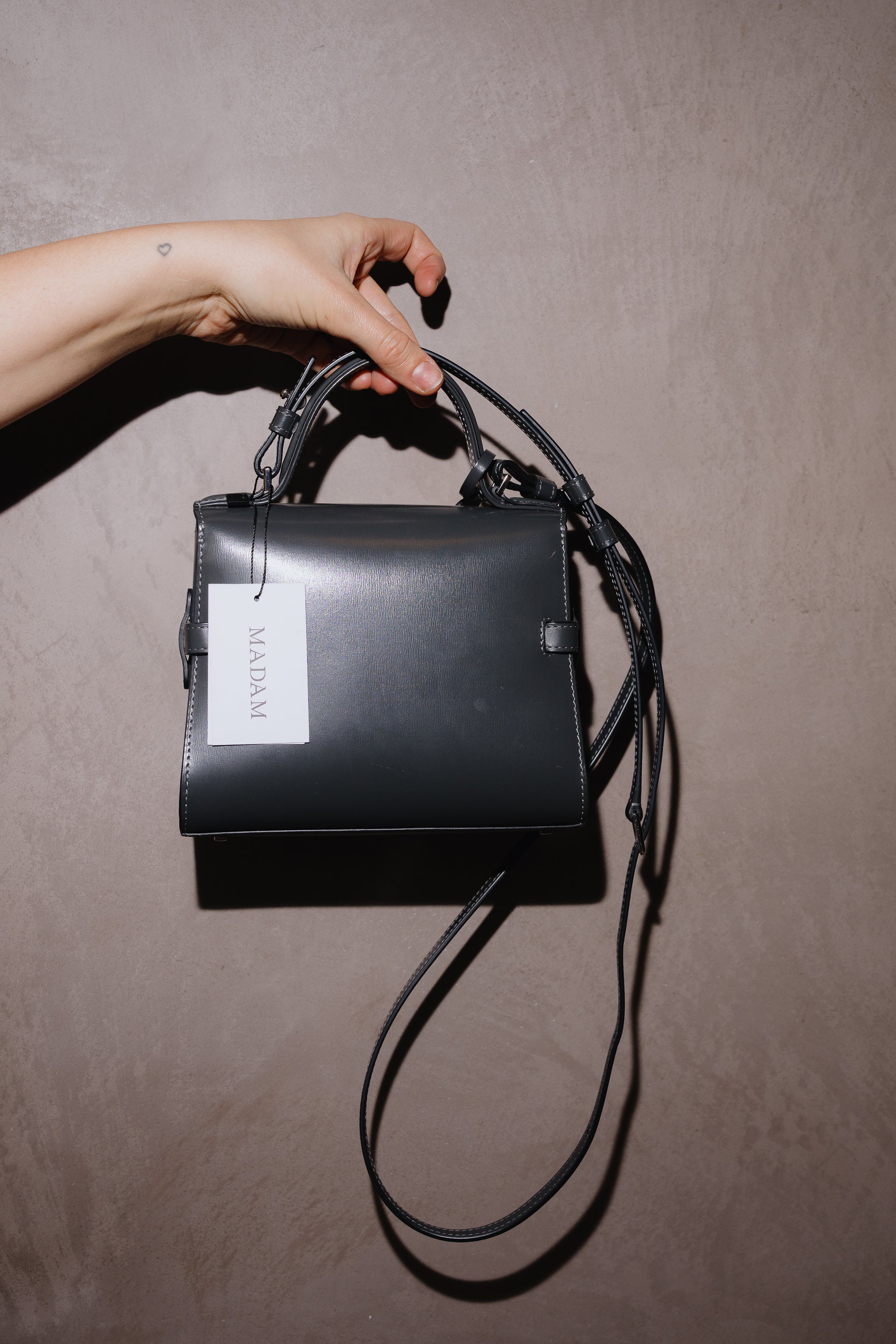 Delvaux Grey Tempête Small Bag