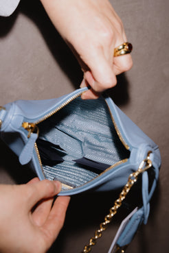 Prada Light Blue Re-Edition Bag