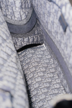 Christian Dior Blue Oblique Large Book Tote