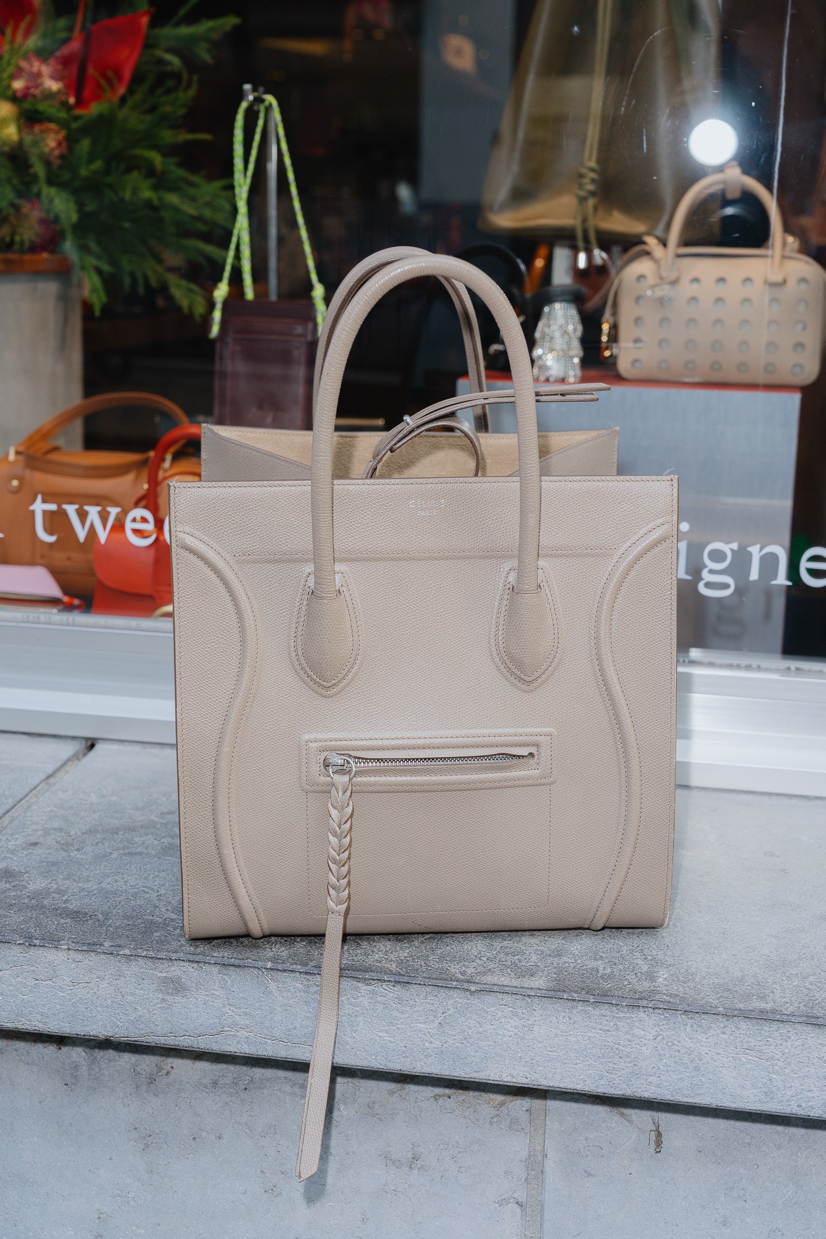 Céline Phantom Luggage Medium Taupe Bag