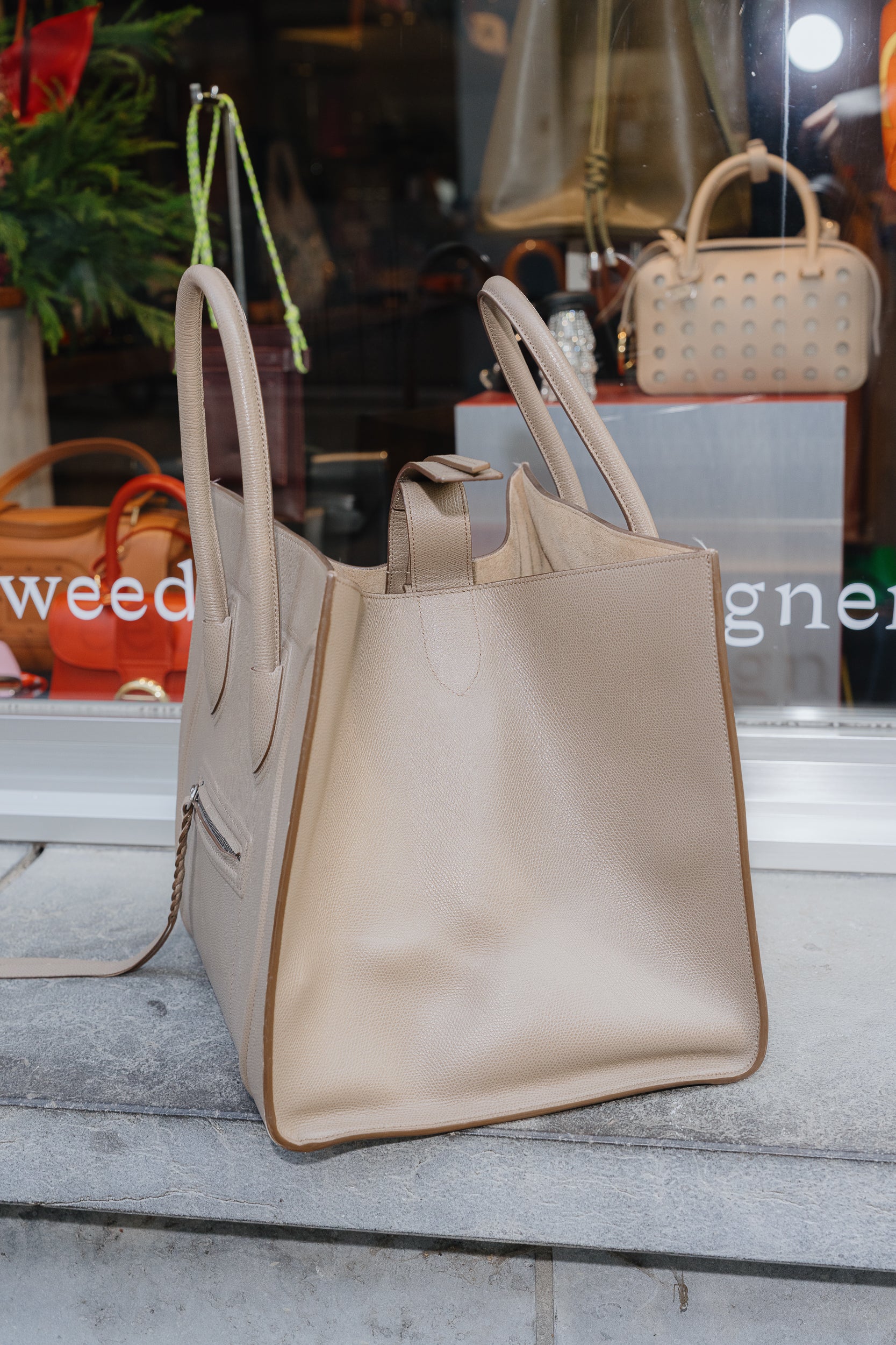 Céline Phantom Luggage Medium Taupe Bag