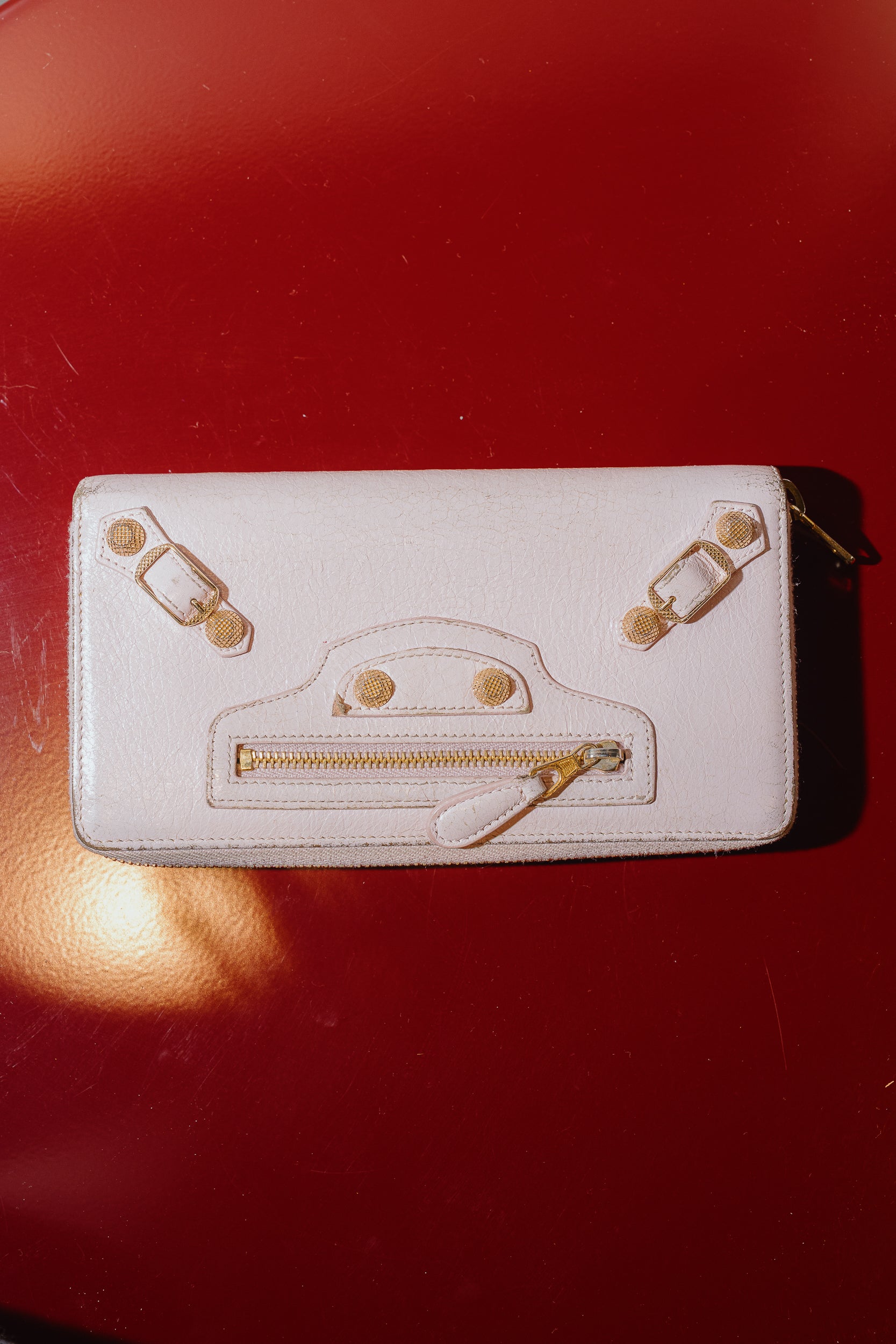 Balenciaga Light Pink Classic City Wallet