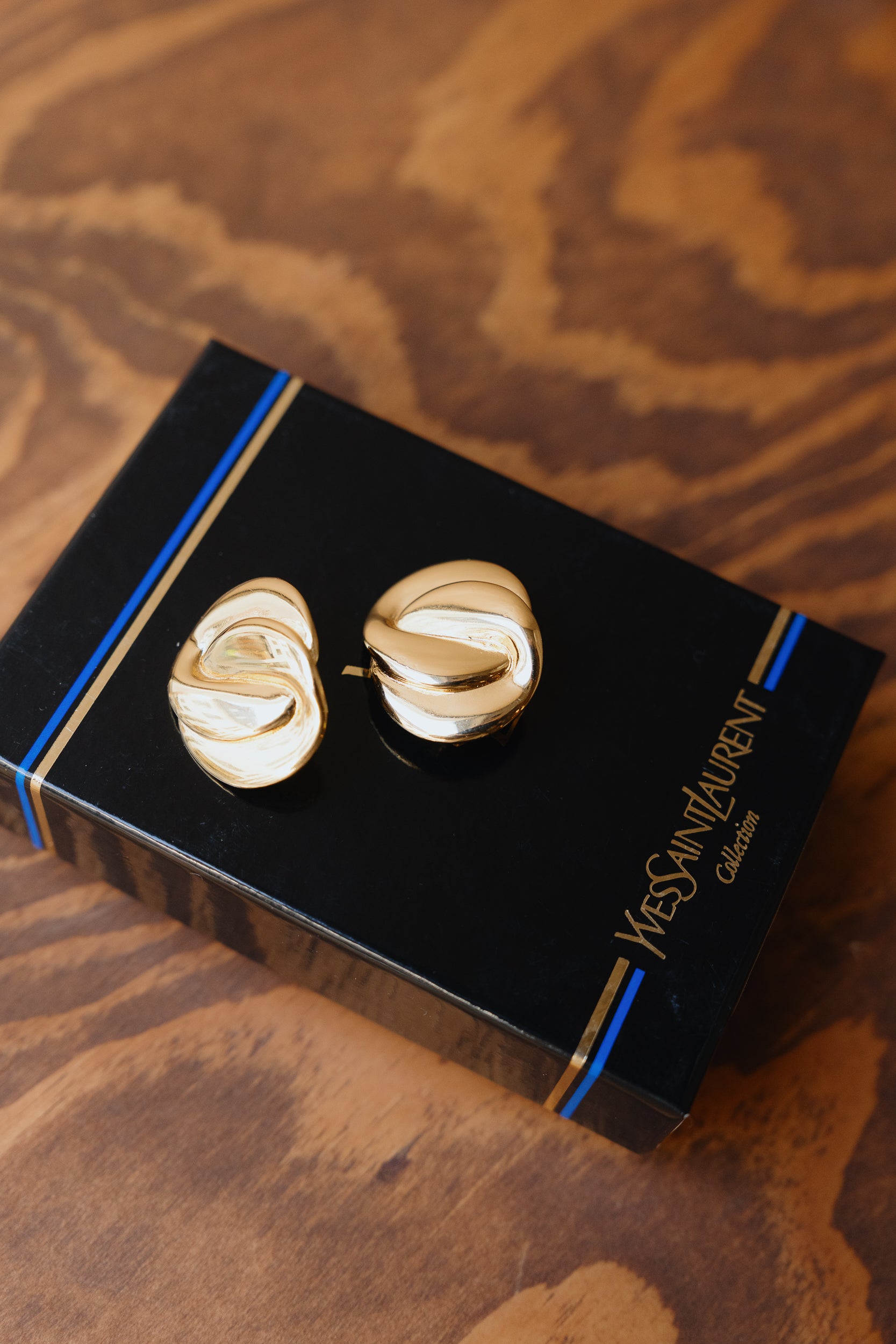Saint Laurent Vintage Clip-On Earrings