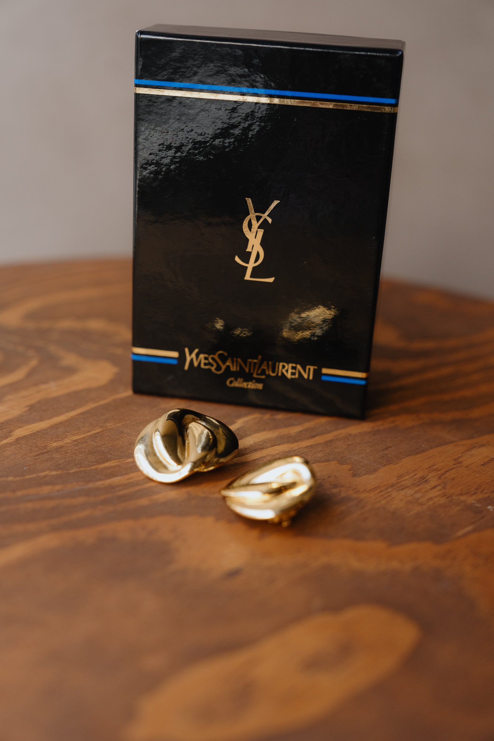 Saint Laurent Vintage Clip-On Earrings