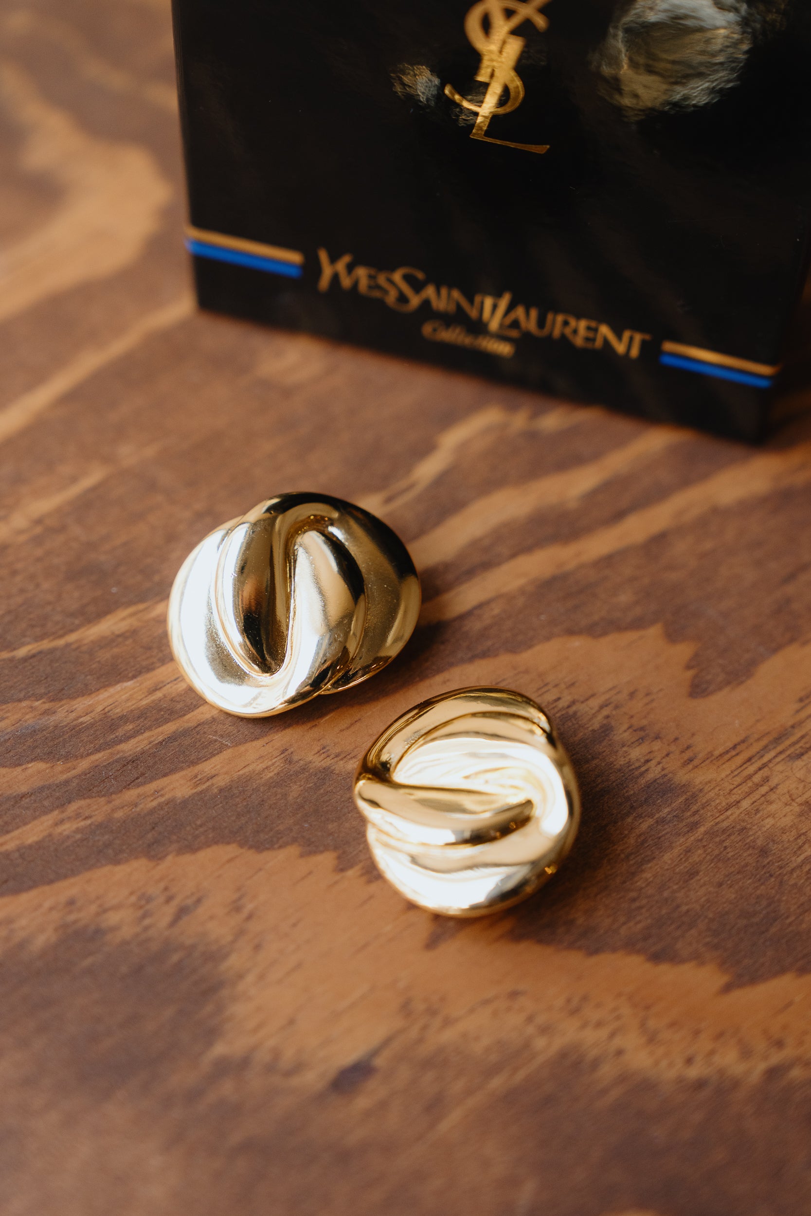 Saint Laurent Vintage Clip-On Earrings