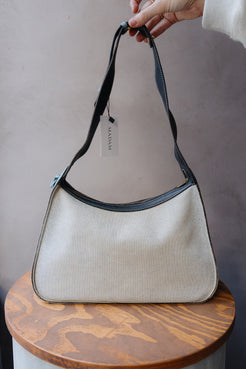 Delvaux Pensée Toile De Marine Bag