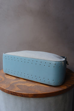 Delvaux Pensée Toile De Marine Bag