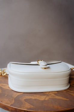 Christian Dior White Bobby Medium