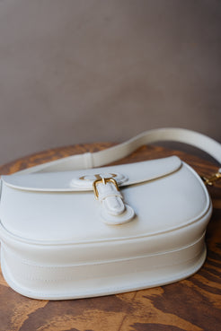 Christian Dior White Bobby Medium