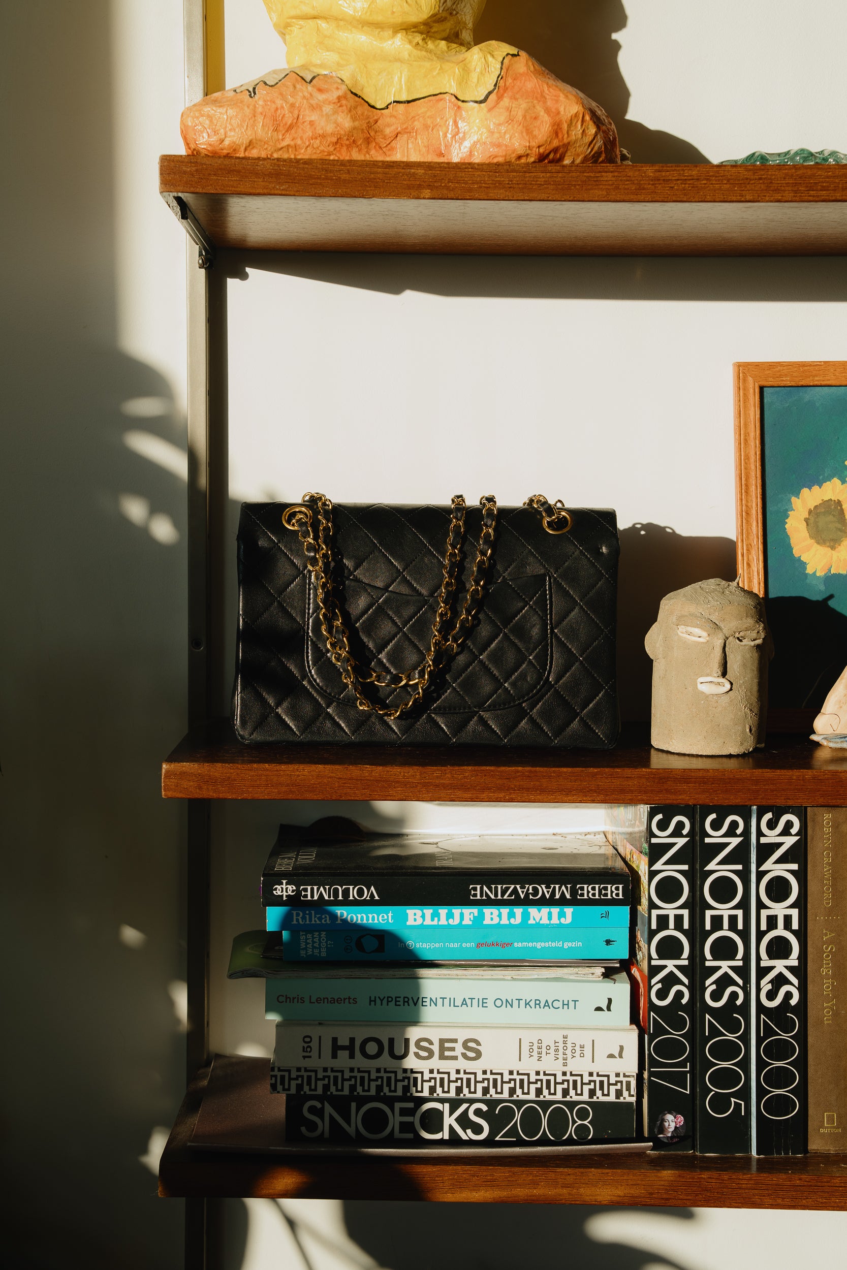 Chanel Vintage Medium Classic Flap – Black 1991