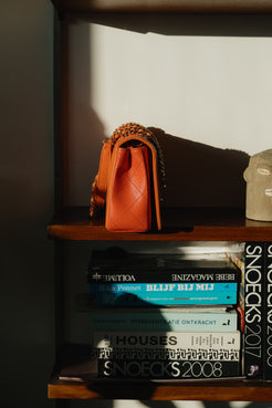 Chanel Medium Lambskin Crossover – Orange-Pink 2017