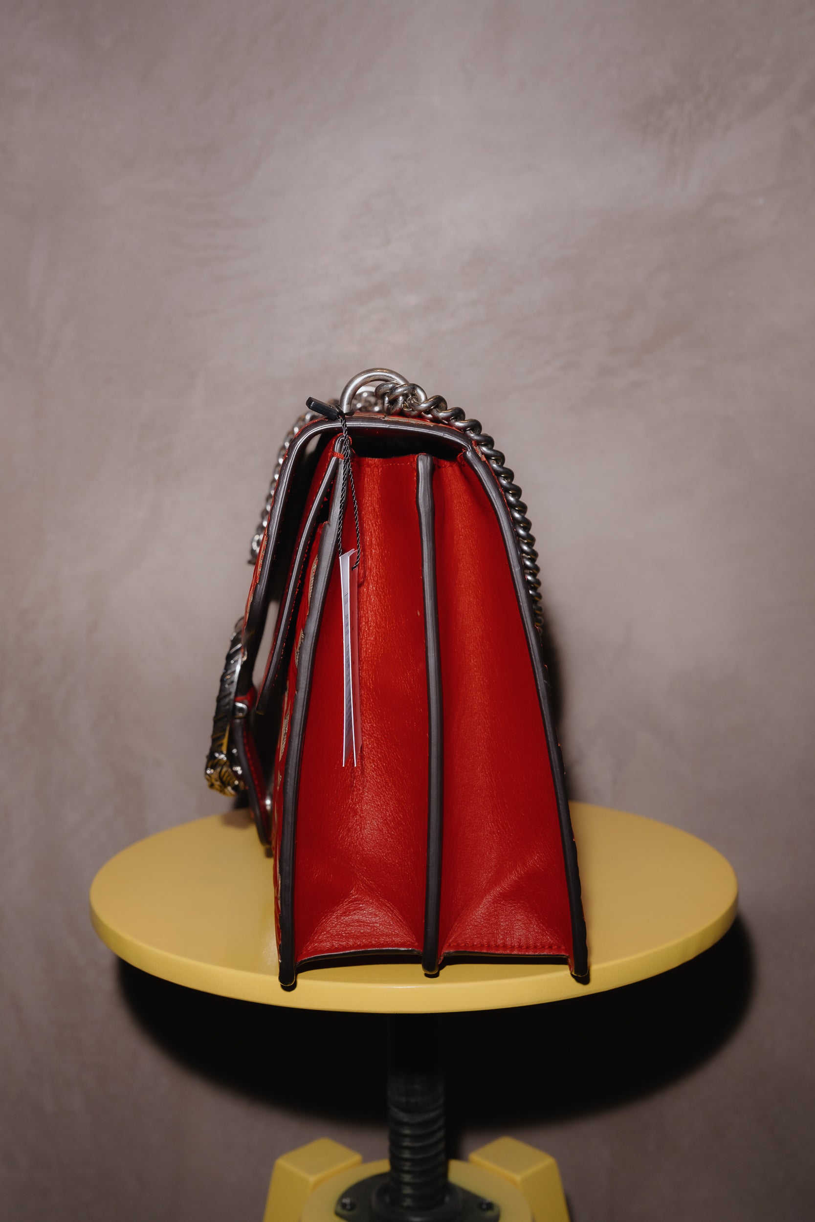 Gucci Red Arabesque GG Dionysus Medium Bag