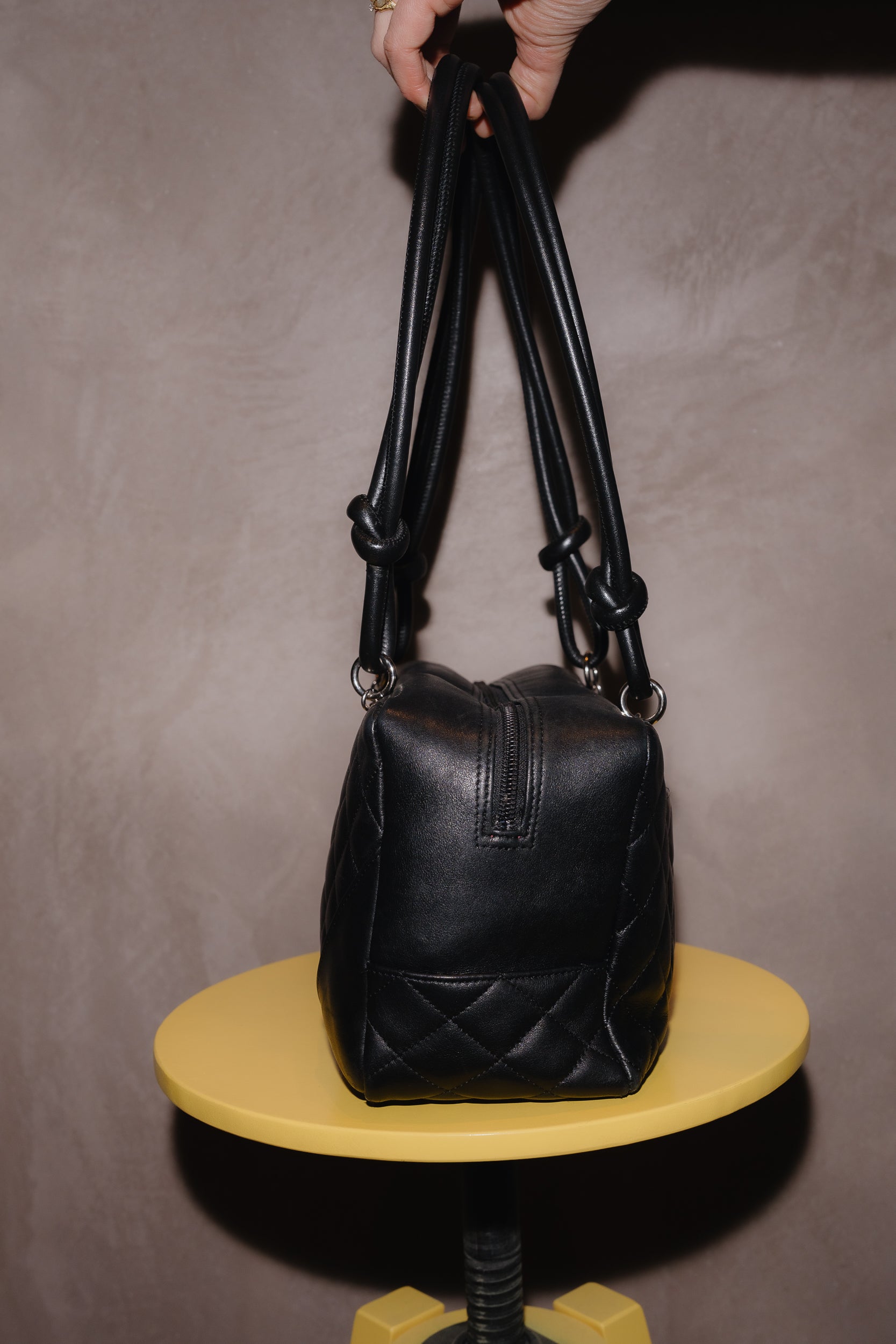 Chanel Black Quilted Cambon Shoulder Bag