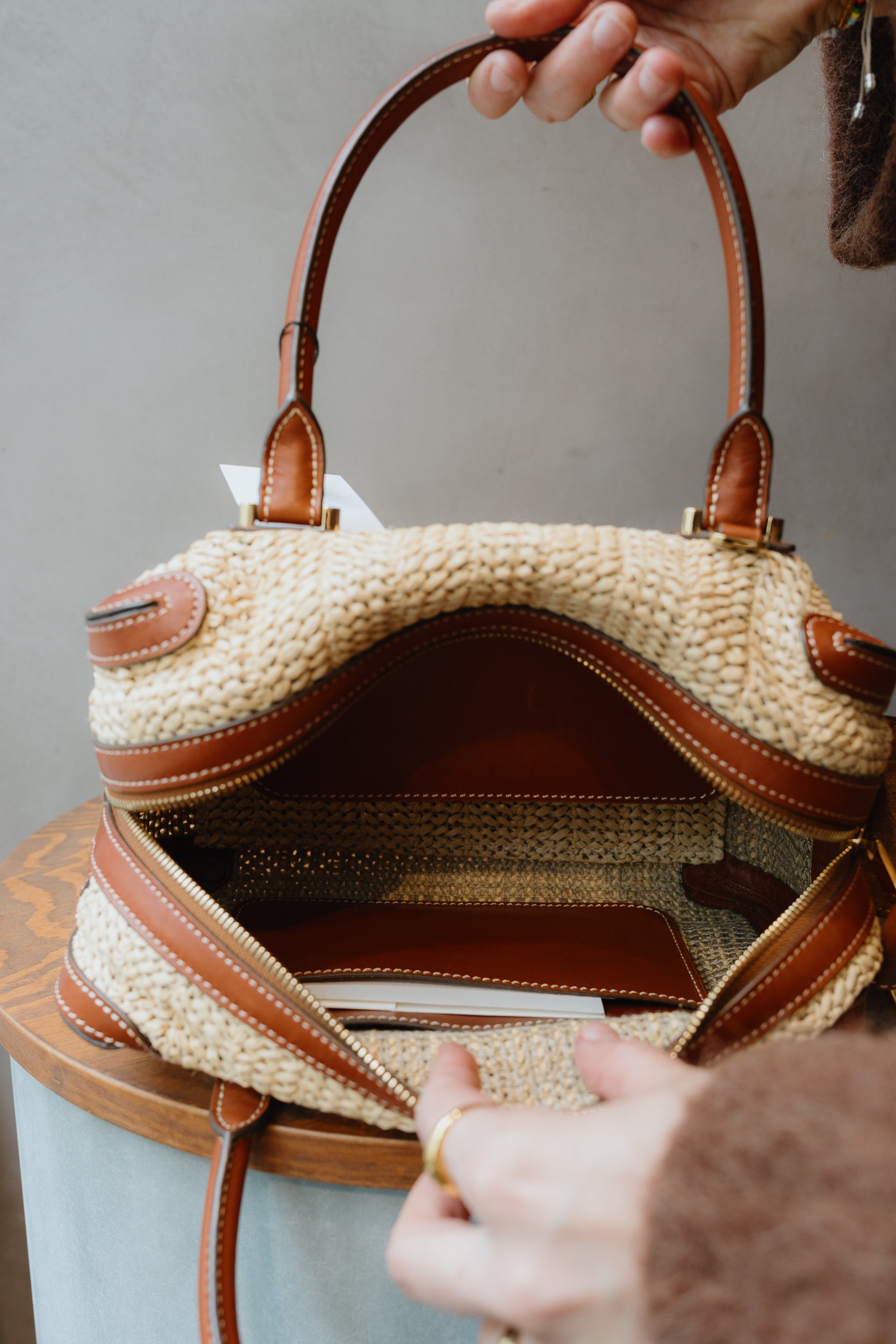 Delvaux Cool Box MM – Bohème Brandy
