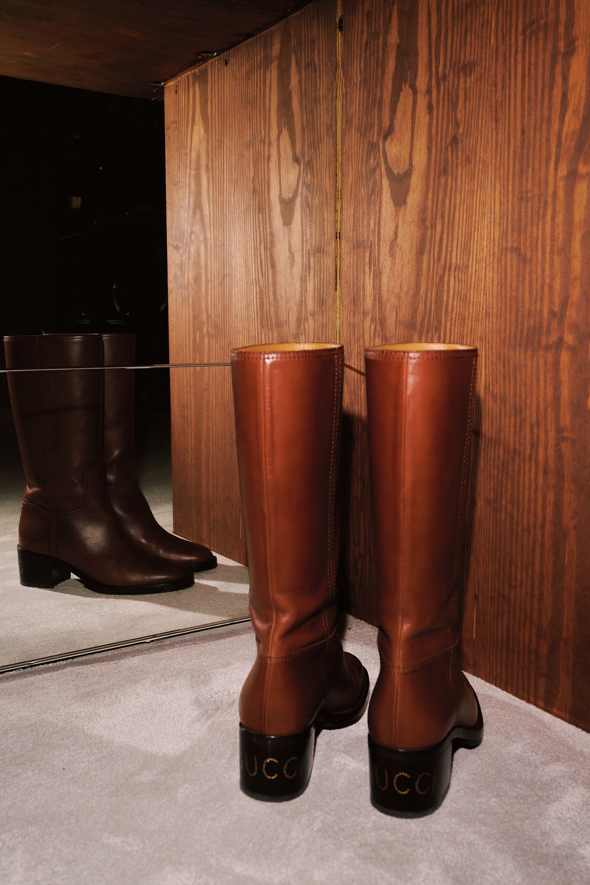 Gucci Leather Boots