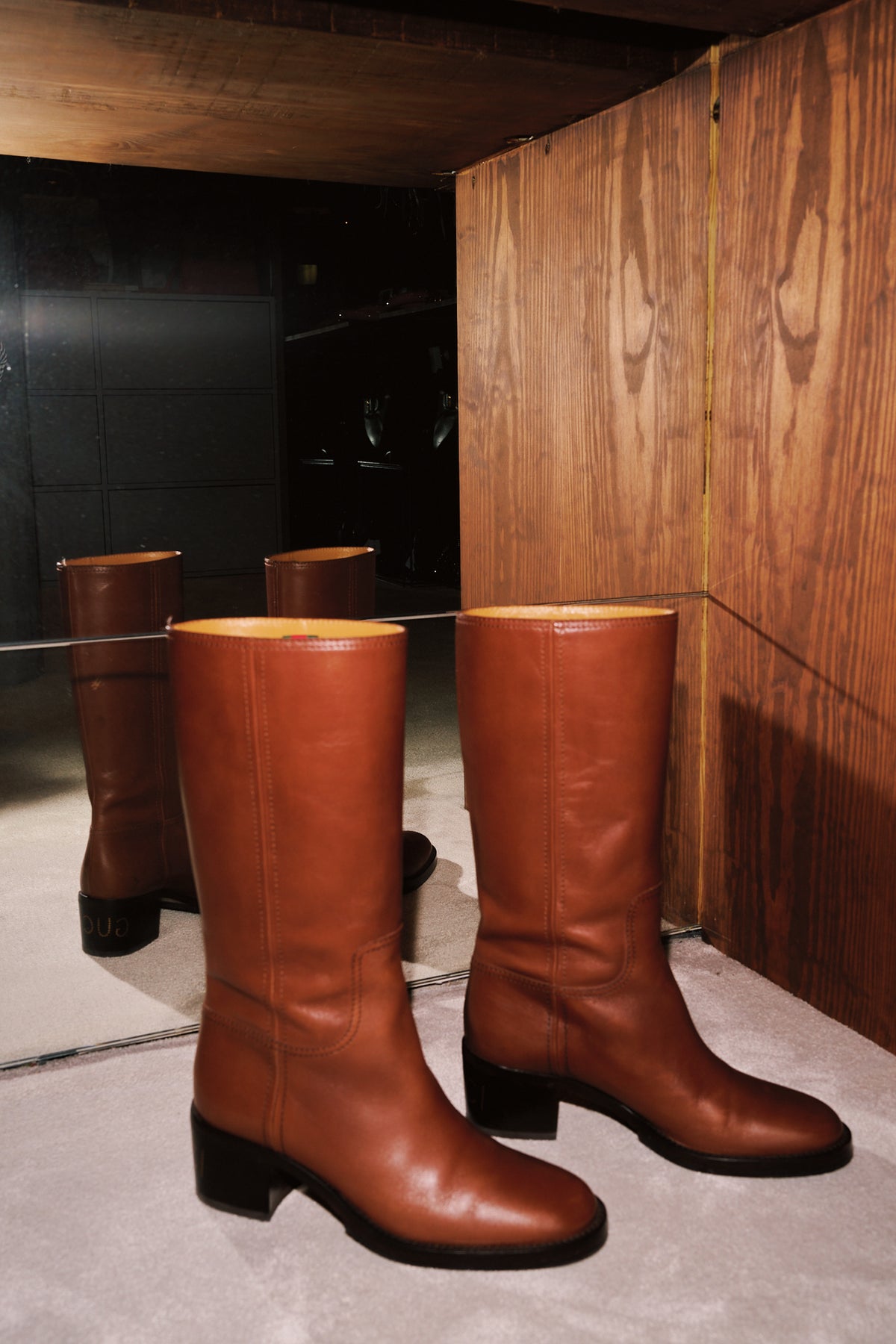 Gucci Leather Boots