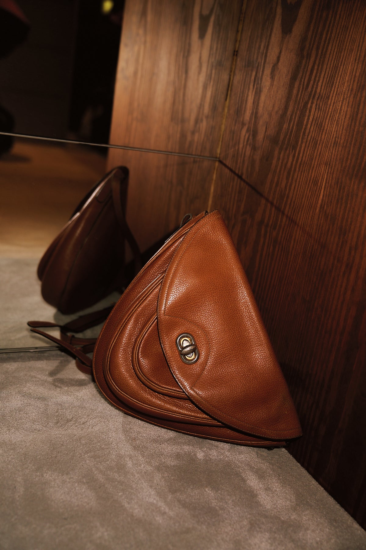 Delvaux Vintage Triangle Crossbody