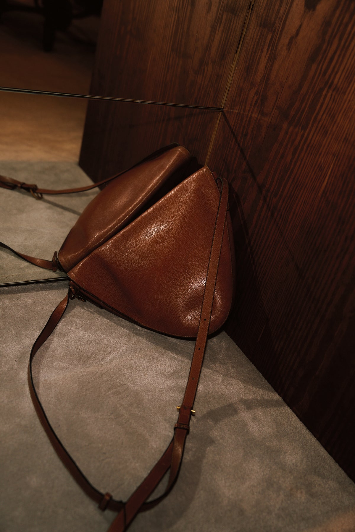 Delvaux Vintage Triangle Crossbody