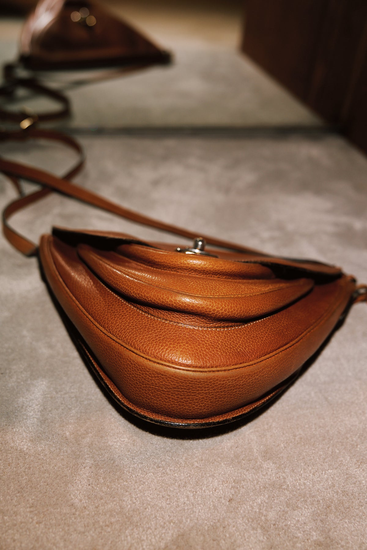 Delvaux Vintage Triangle Crossbody