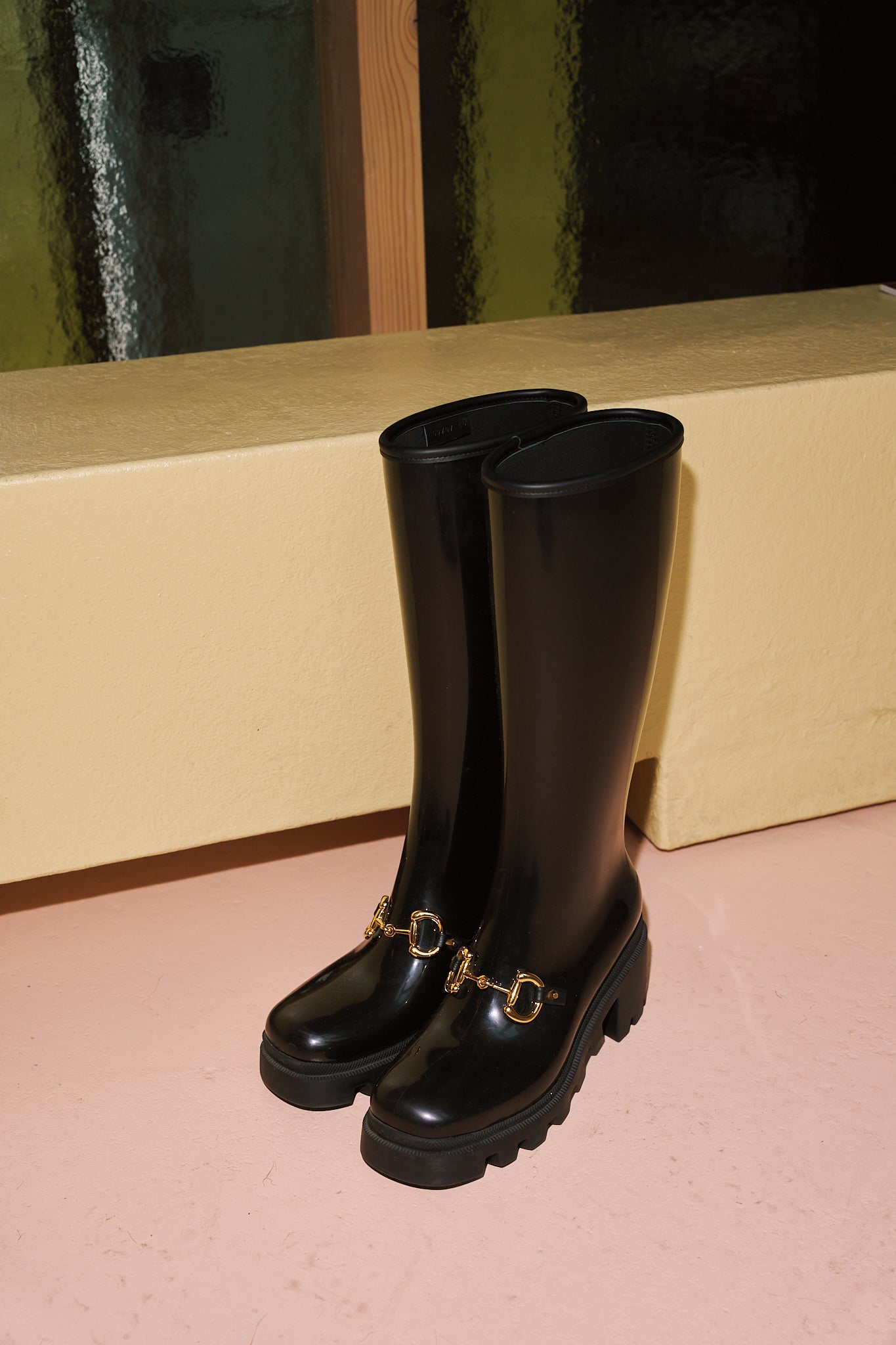 Gucci Horsebit Rubber Boots