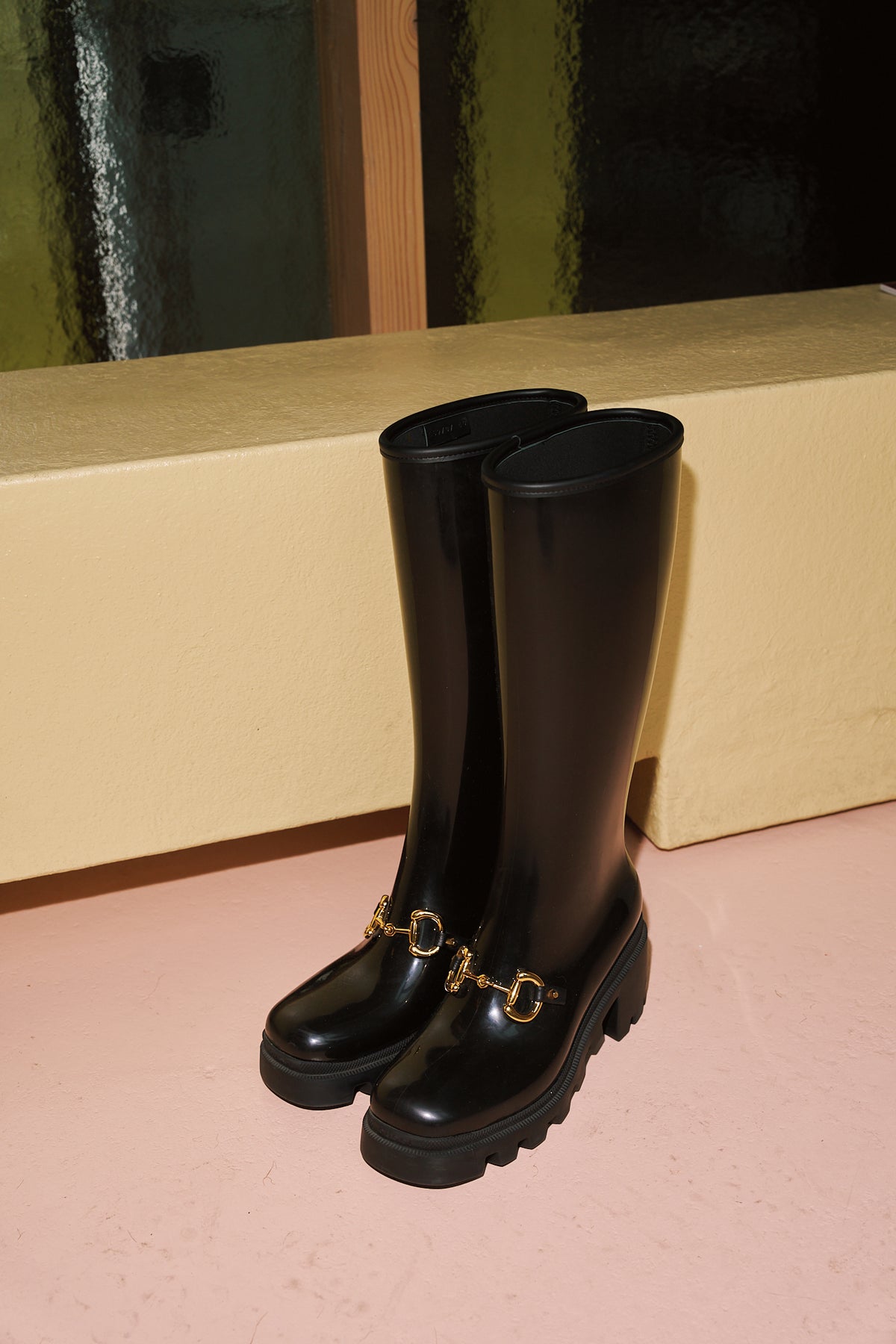 Gucci Horsebit Rubber Boots