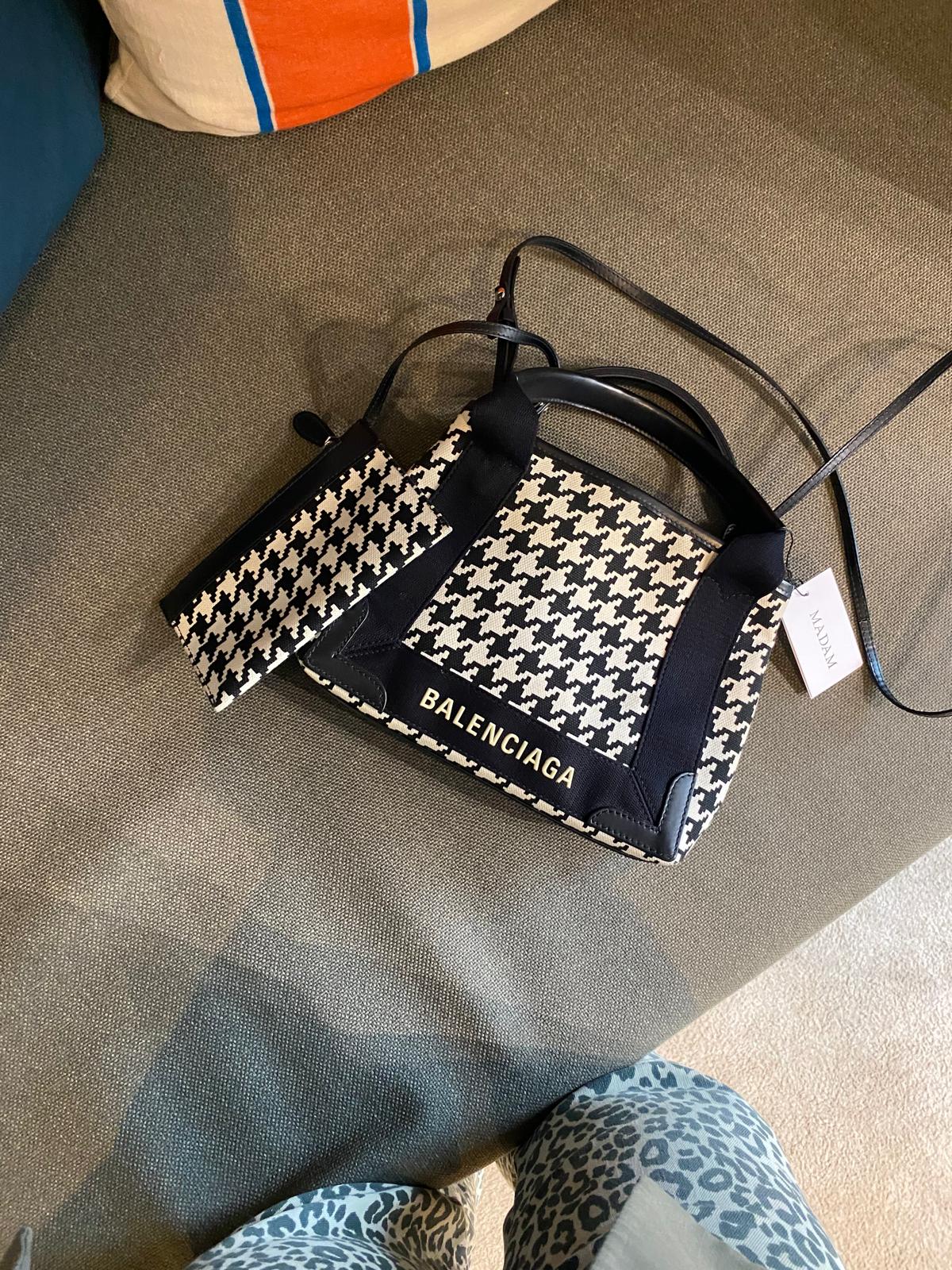 Balenciaga Pied de Poule Canvas Bag