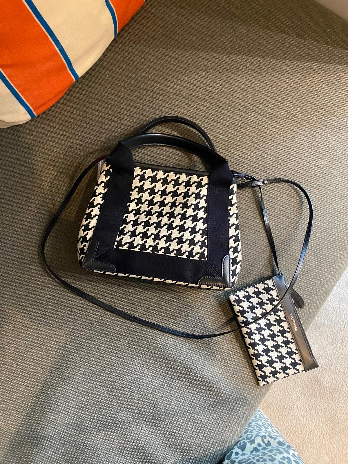 Balenciaga Pied de Poule Canvas Bag