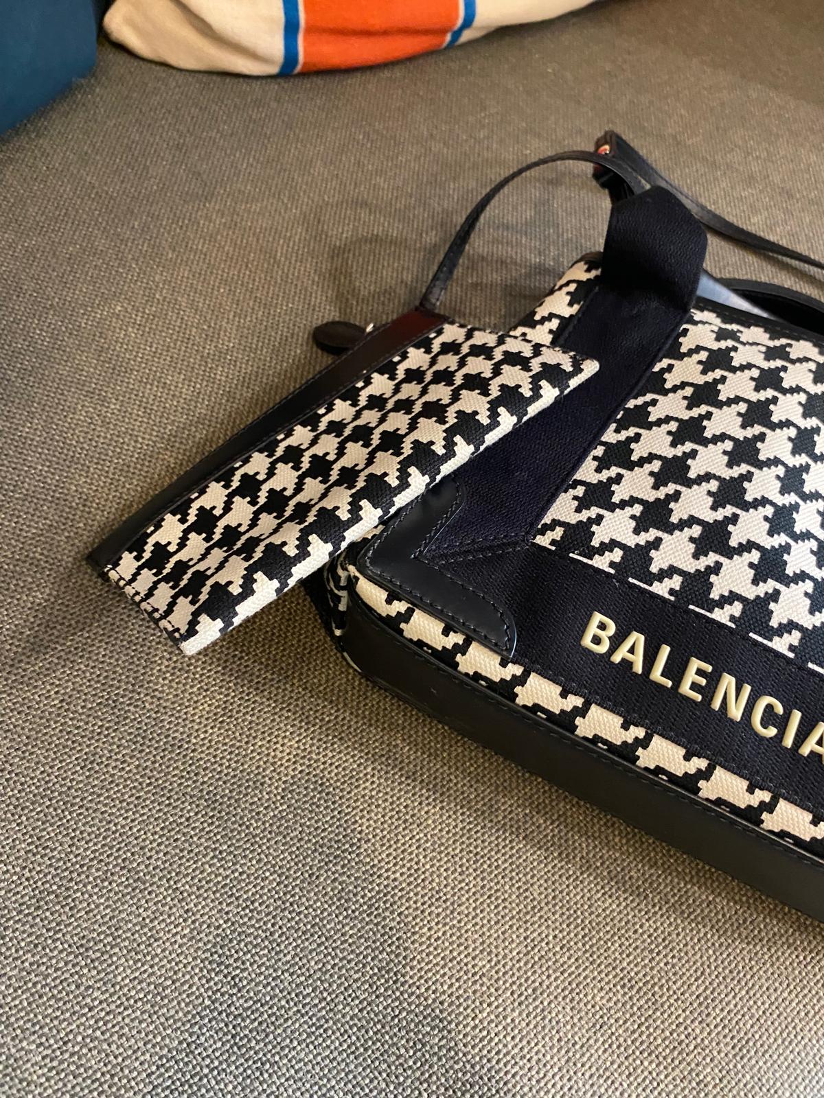 Balenciaga Pied de Poule Canvas Bag