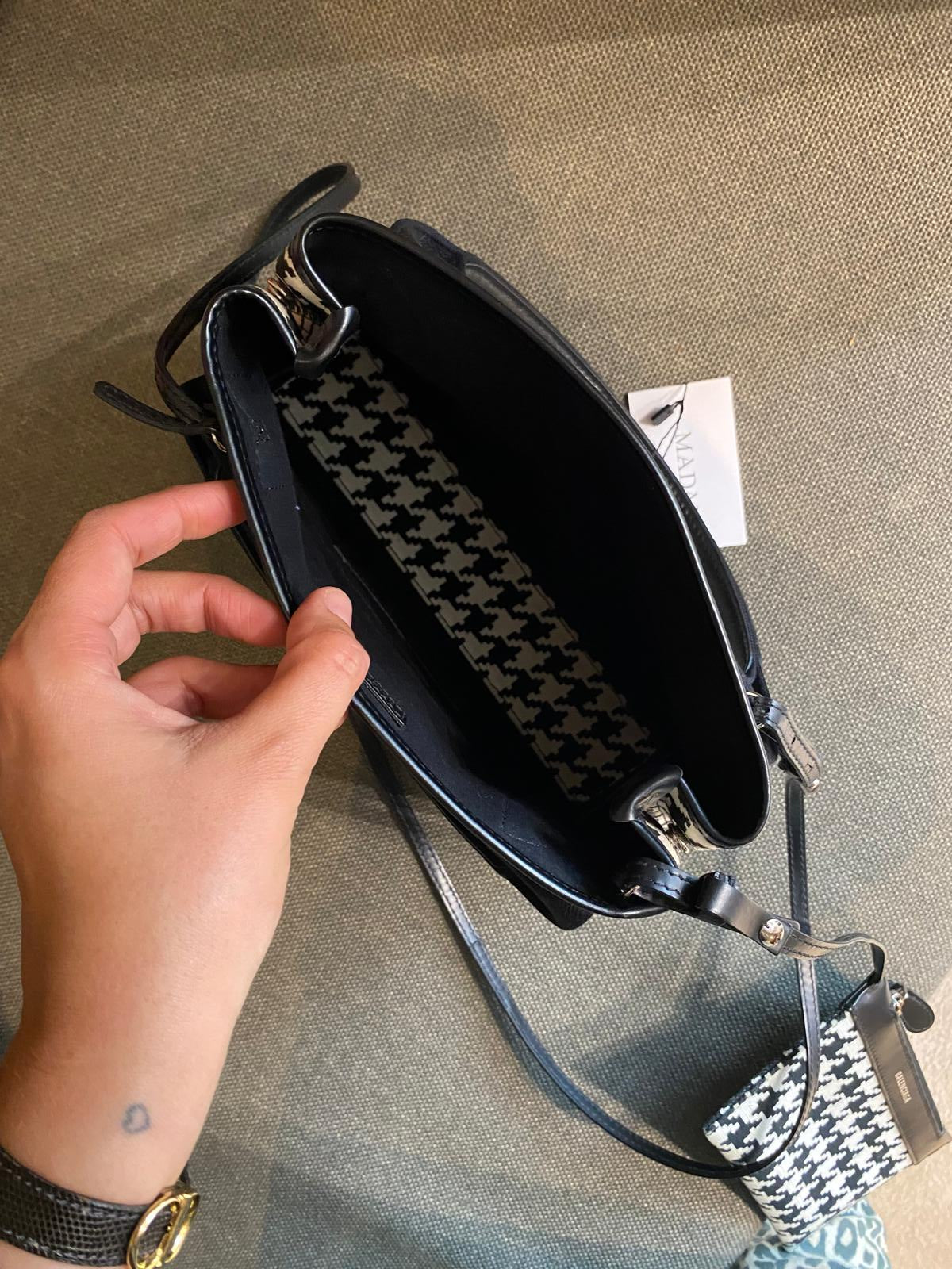 Balenciaga Pied de Poule Canvas Bag