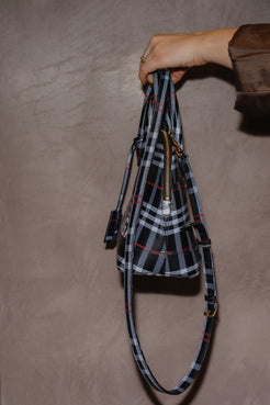 Balenciaga Plaid Medium Ville Bag