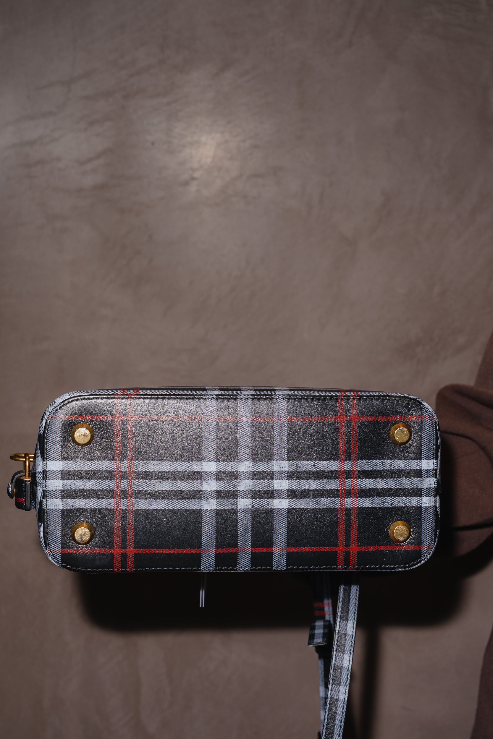 Balenciaga Plaid Medium Ville Bag