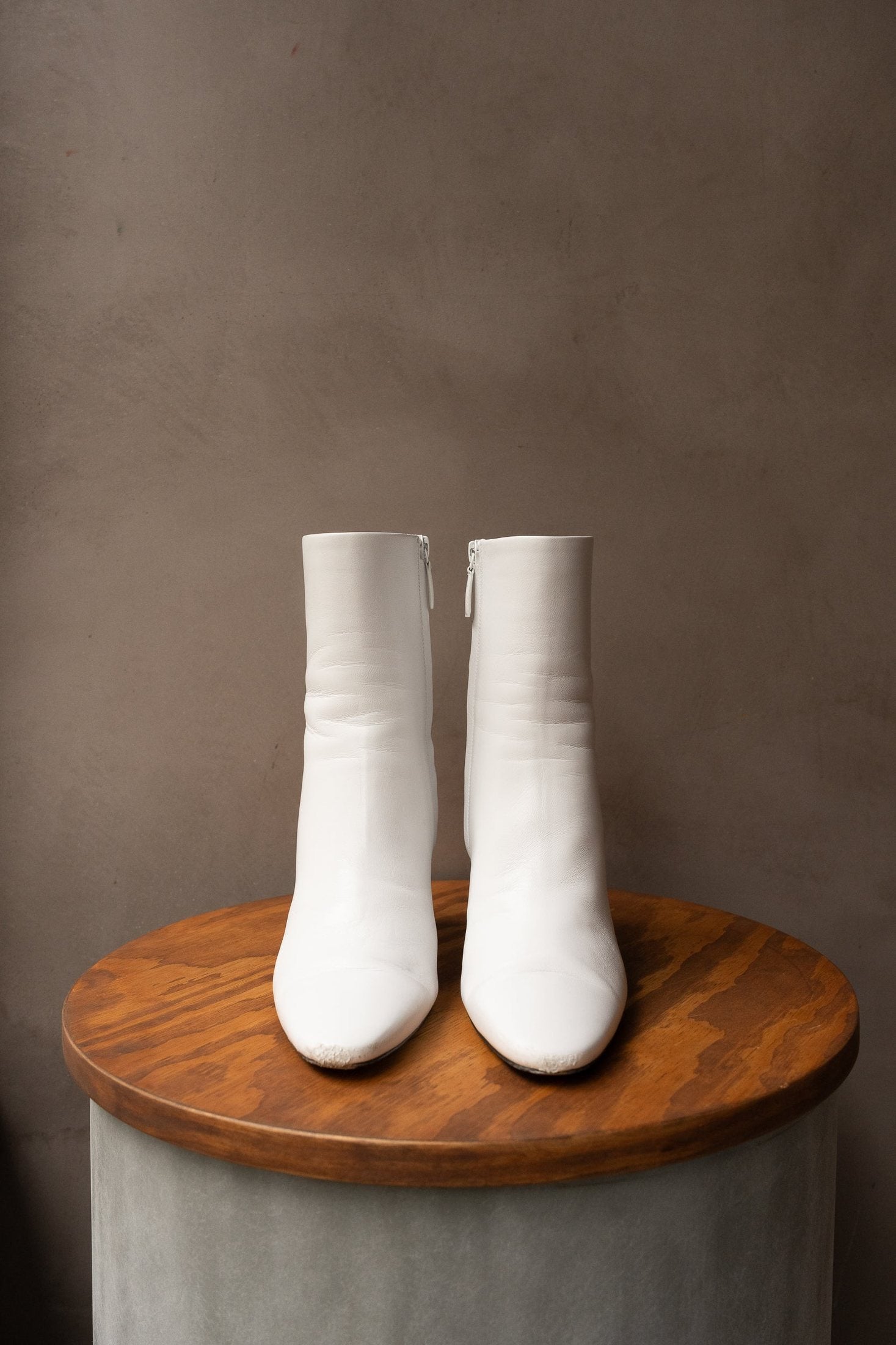 Balenciaga White Boots