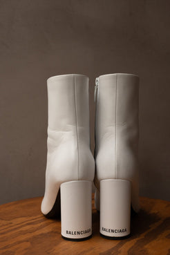 Balenciaga White Boots