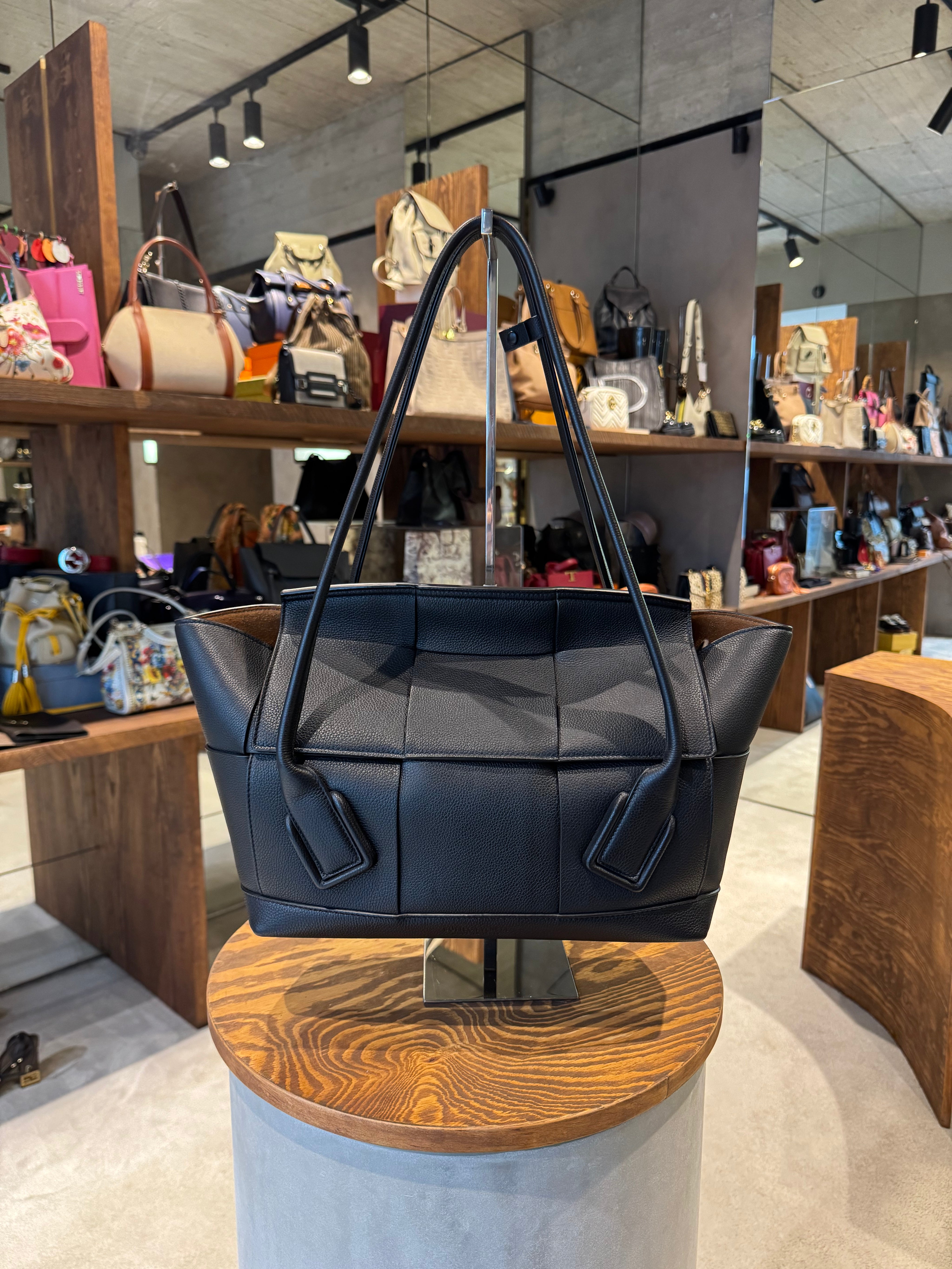 Bottega Veneta Black Large Arco Bag