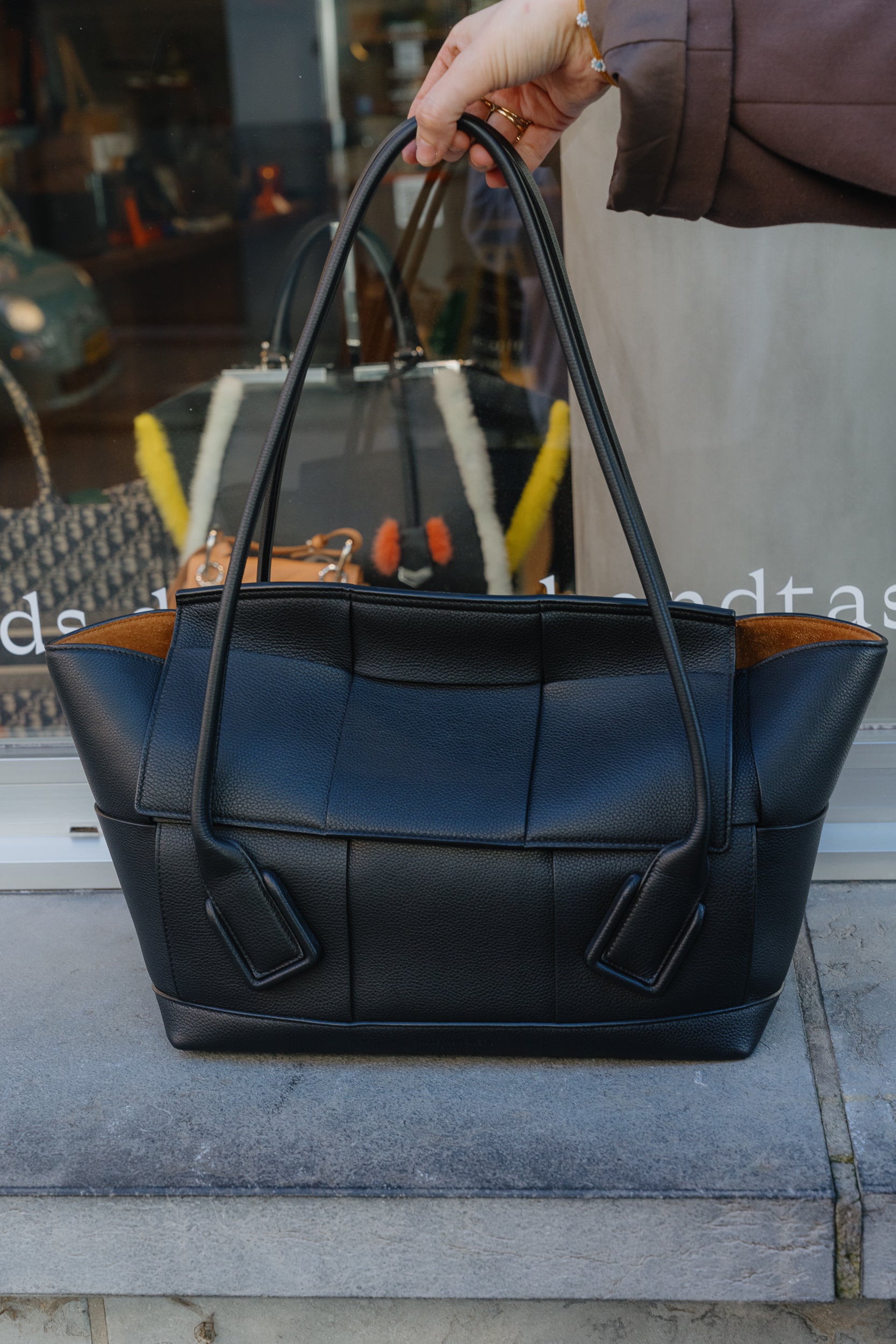 Bottega Veneta Black Large Arco Bag
