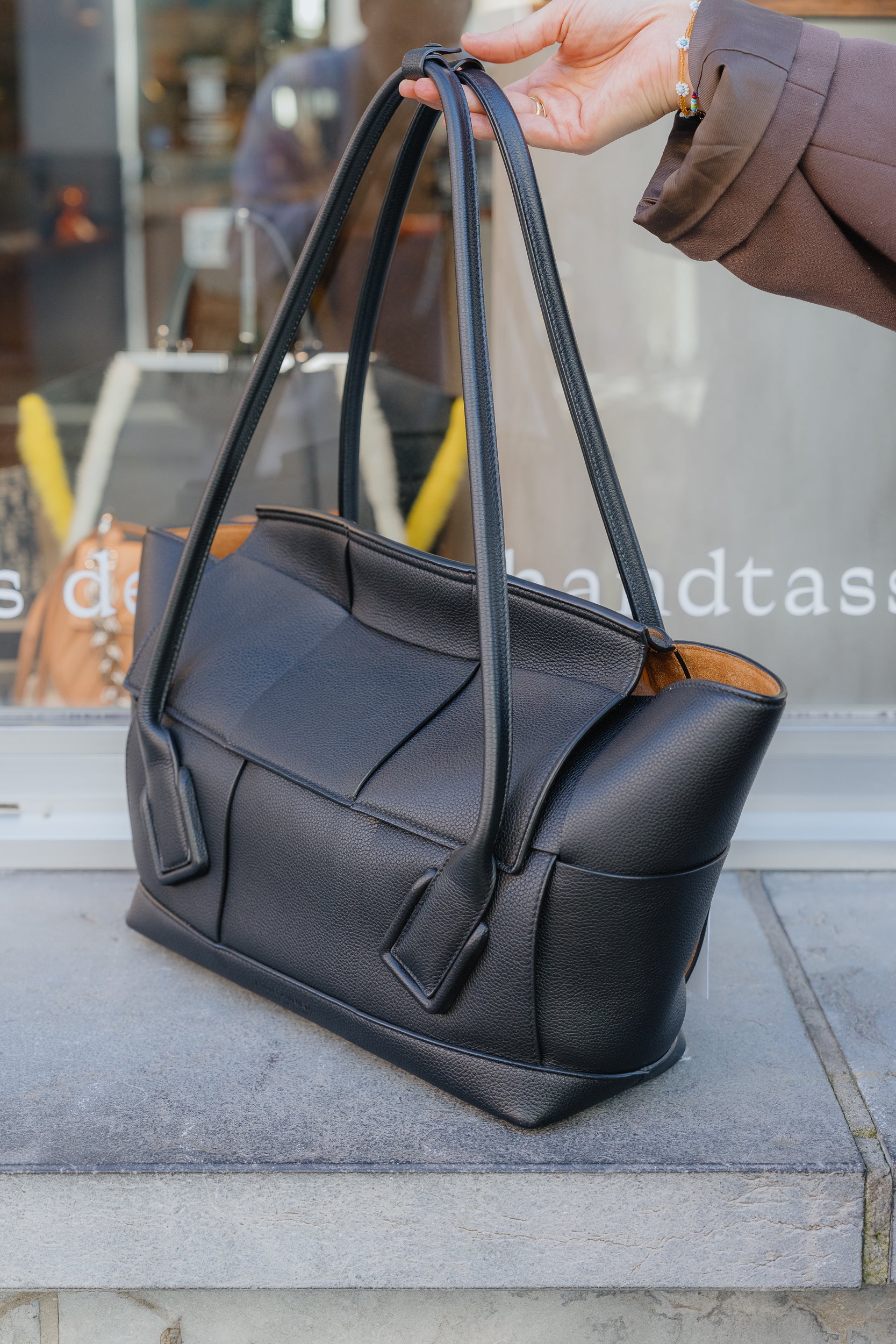 Bottega Veneta Black Large Arco Bag