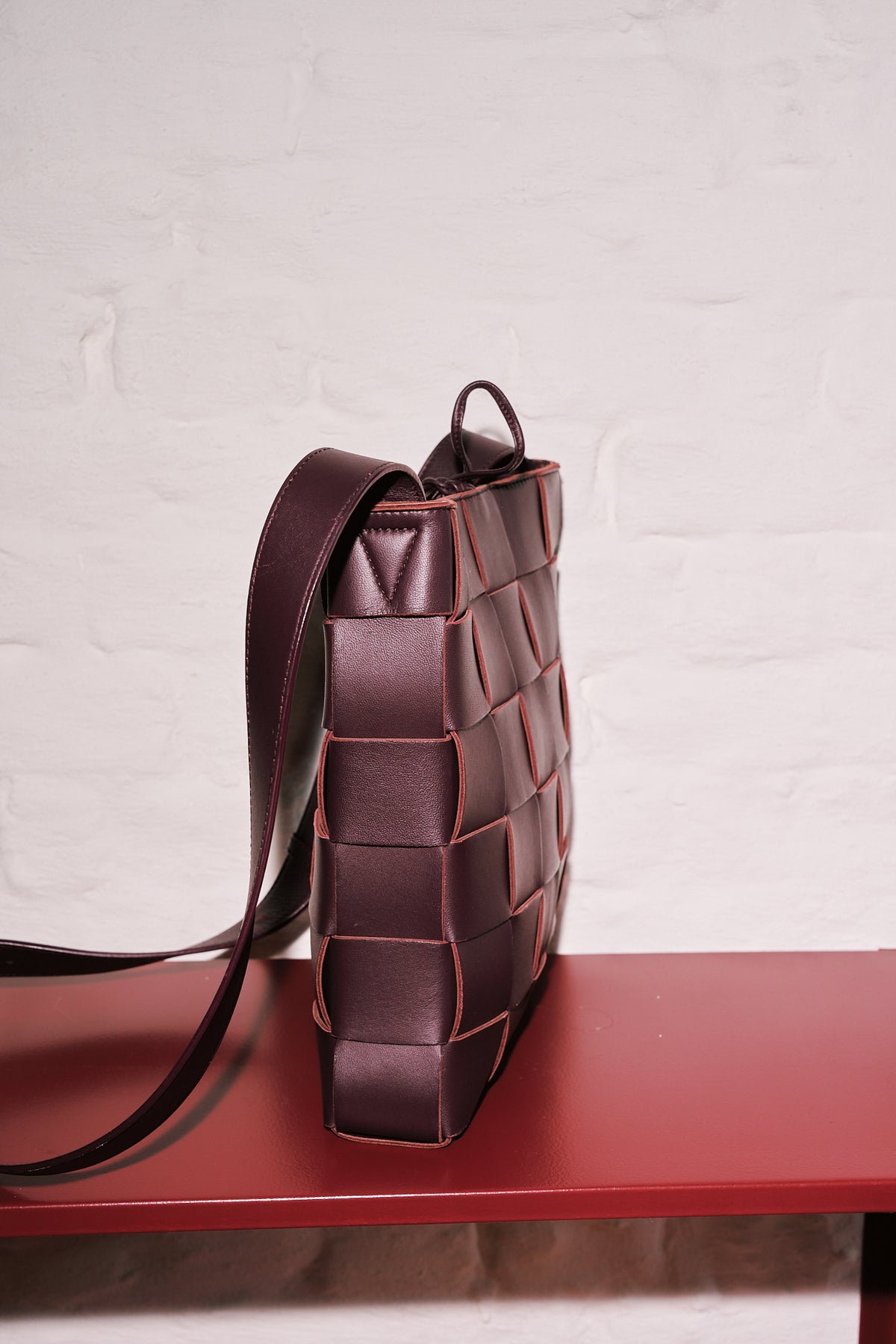 Bottega Veneta Cassette Messenger Bag