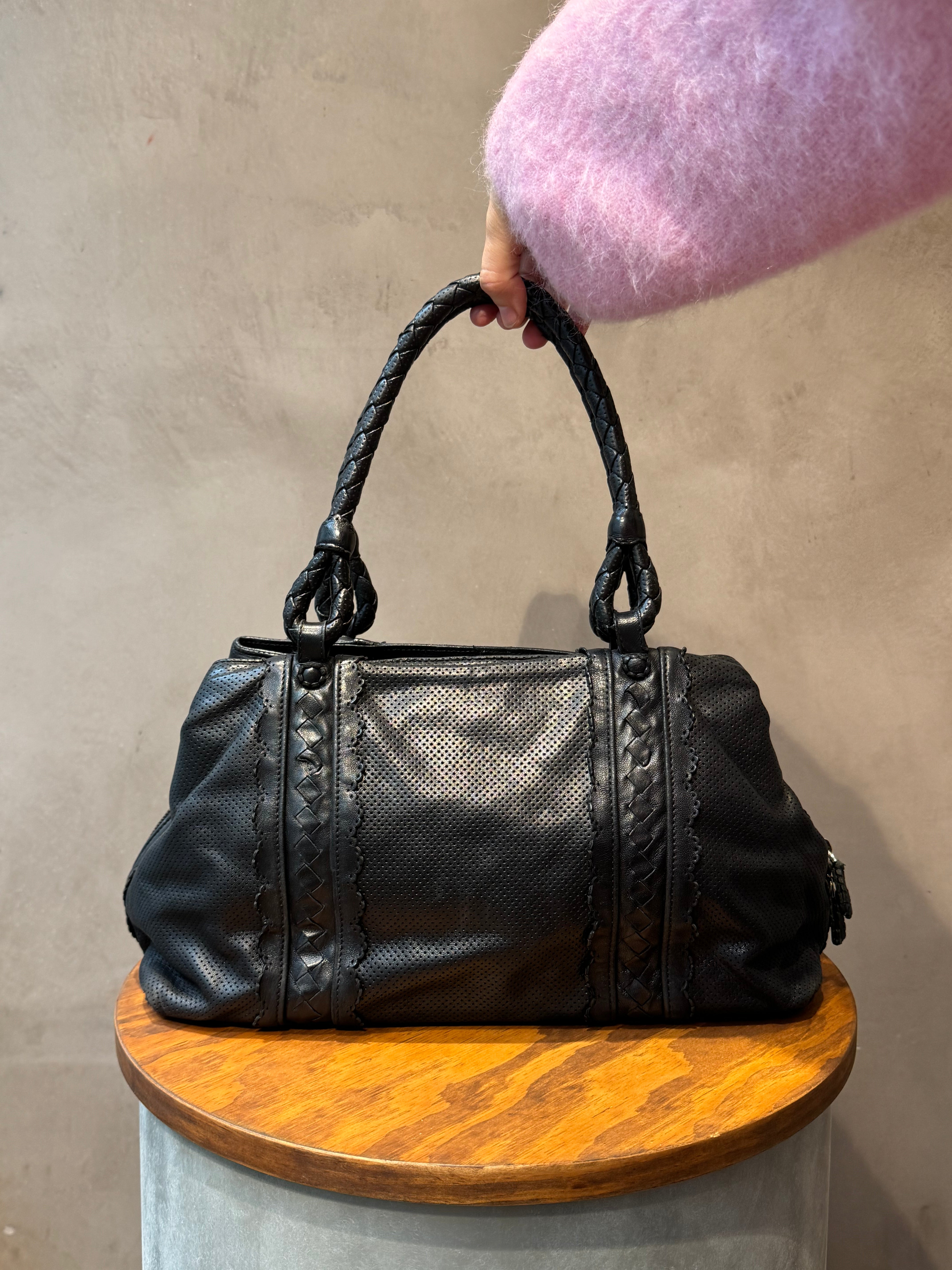 Bottega Veneta Perforated Noce Bag