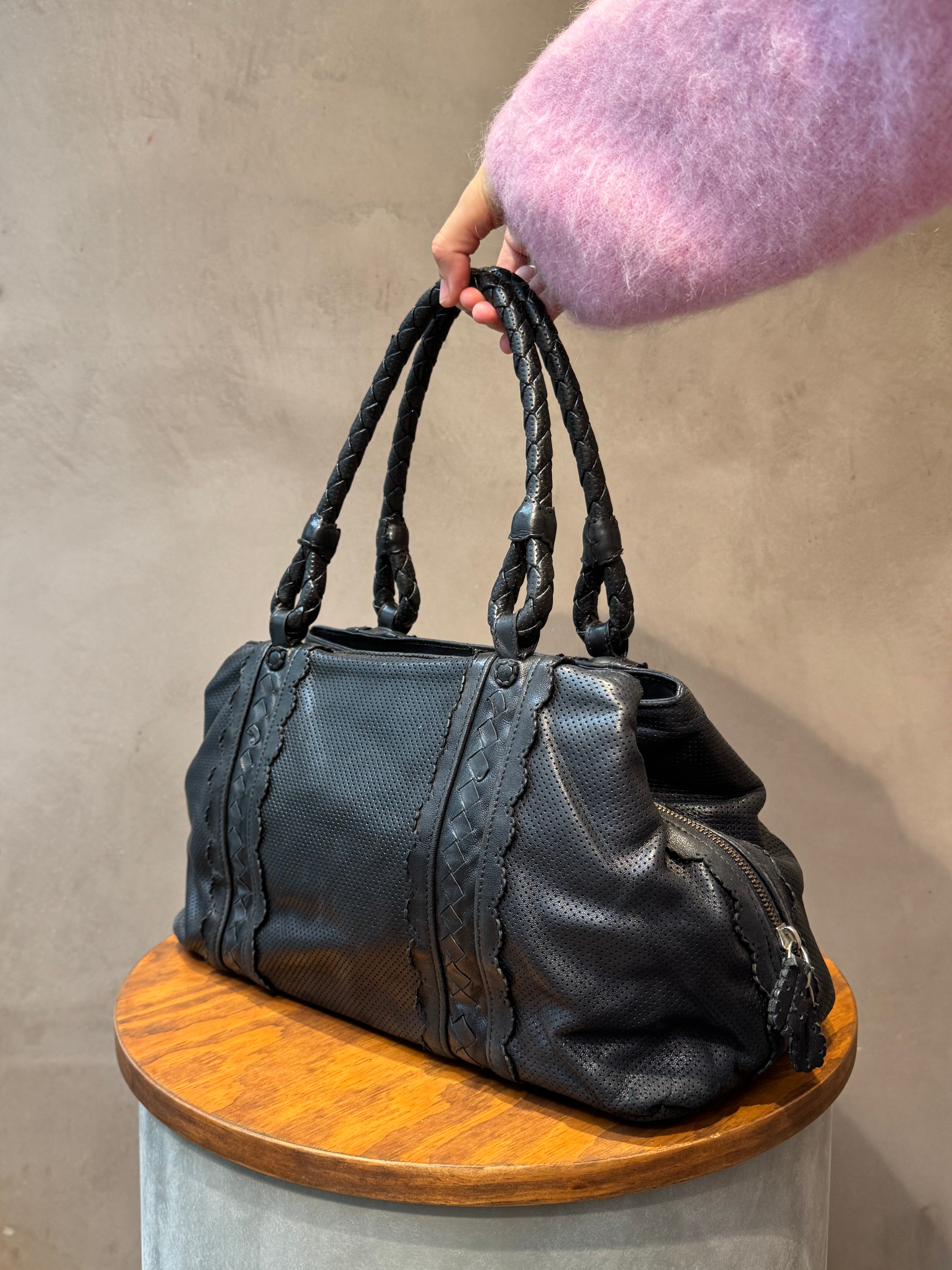 Bottega Veneta Perforated Noce Bag