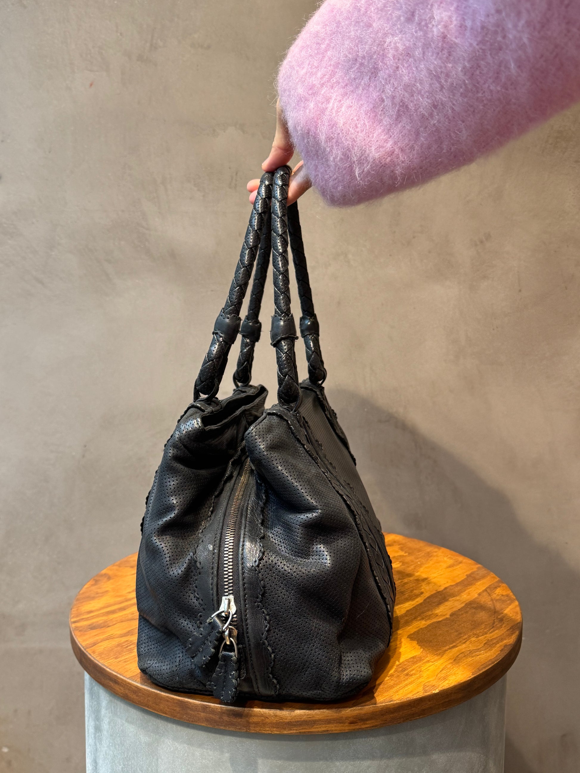 Bottega Veneta Perforated Noce Bag