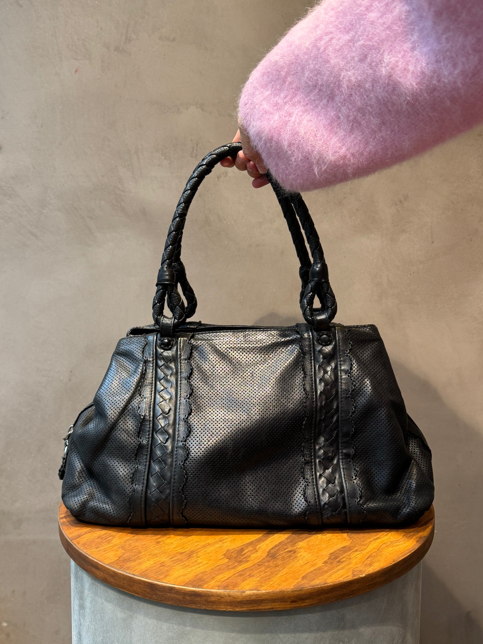 Bottega Veneta Perforated Noce Bag