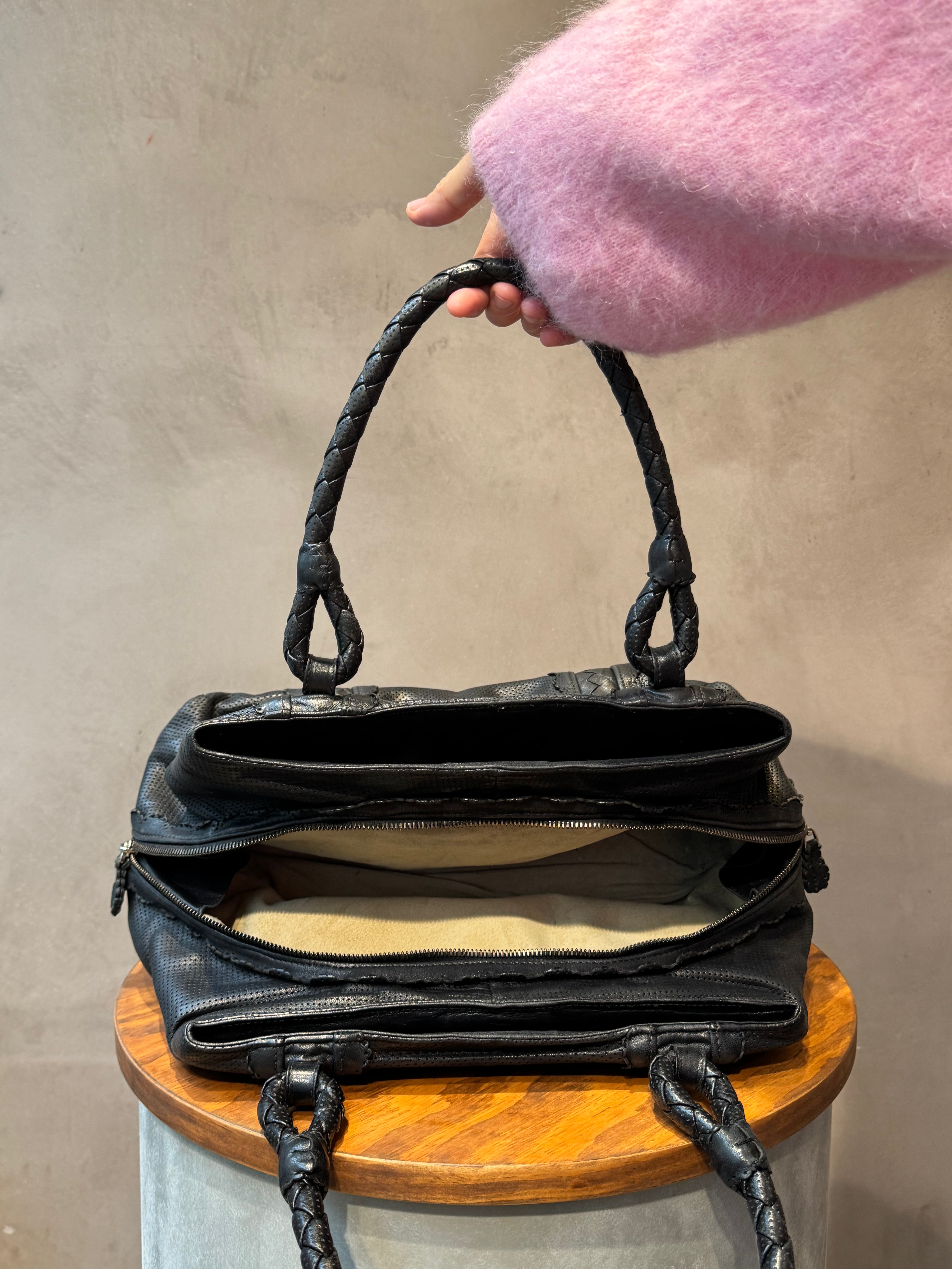 Bottega Veneta Perforated Noce Bag