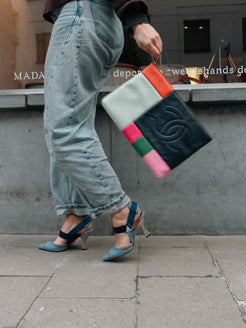 CHANEL Special Edition 2015 CC Colour-Block Clutch Bag