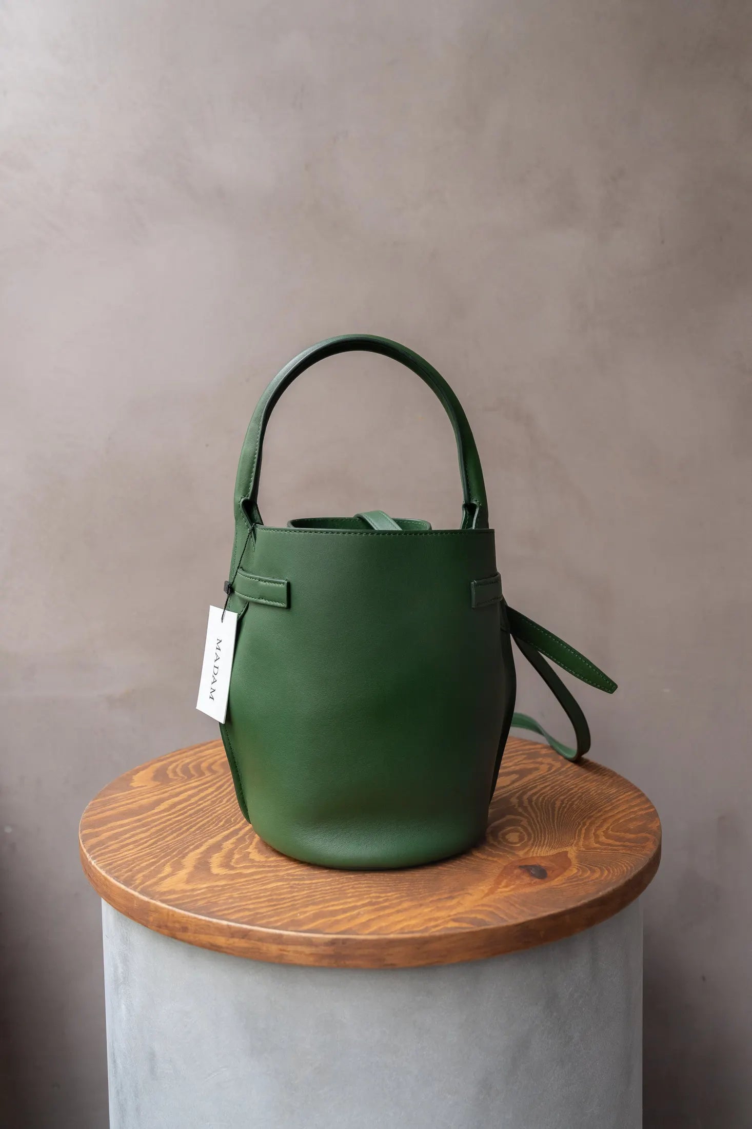 Celine Green Bucket Bag