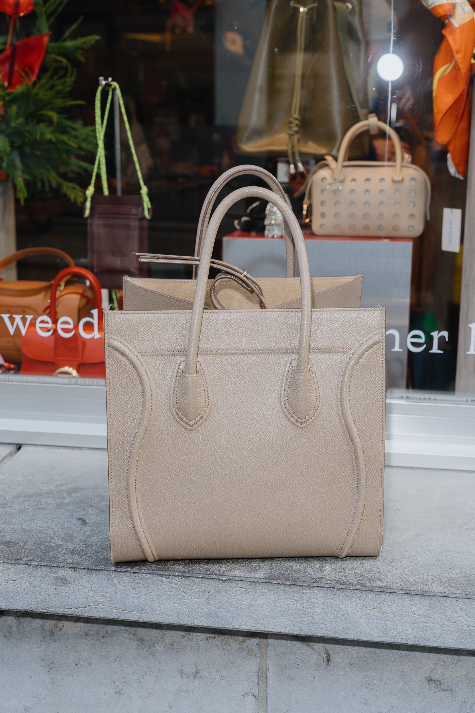 Céline Phantom Luggage Medium Taupe Bag