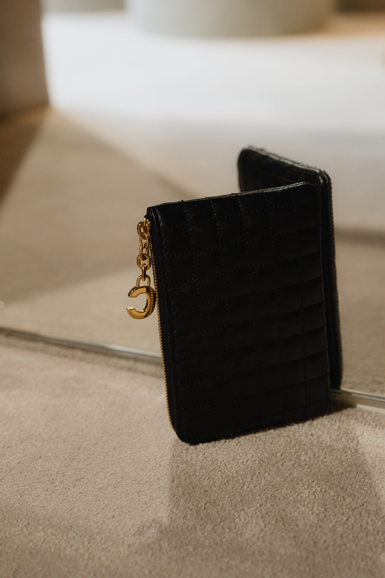 Celine Small Black Wallet