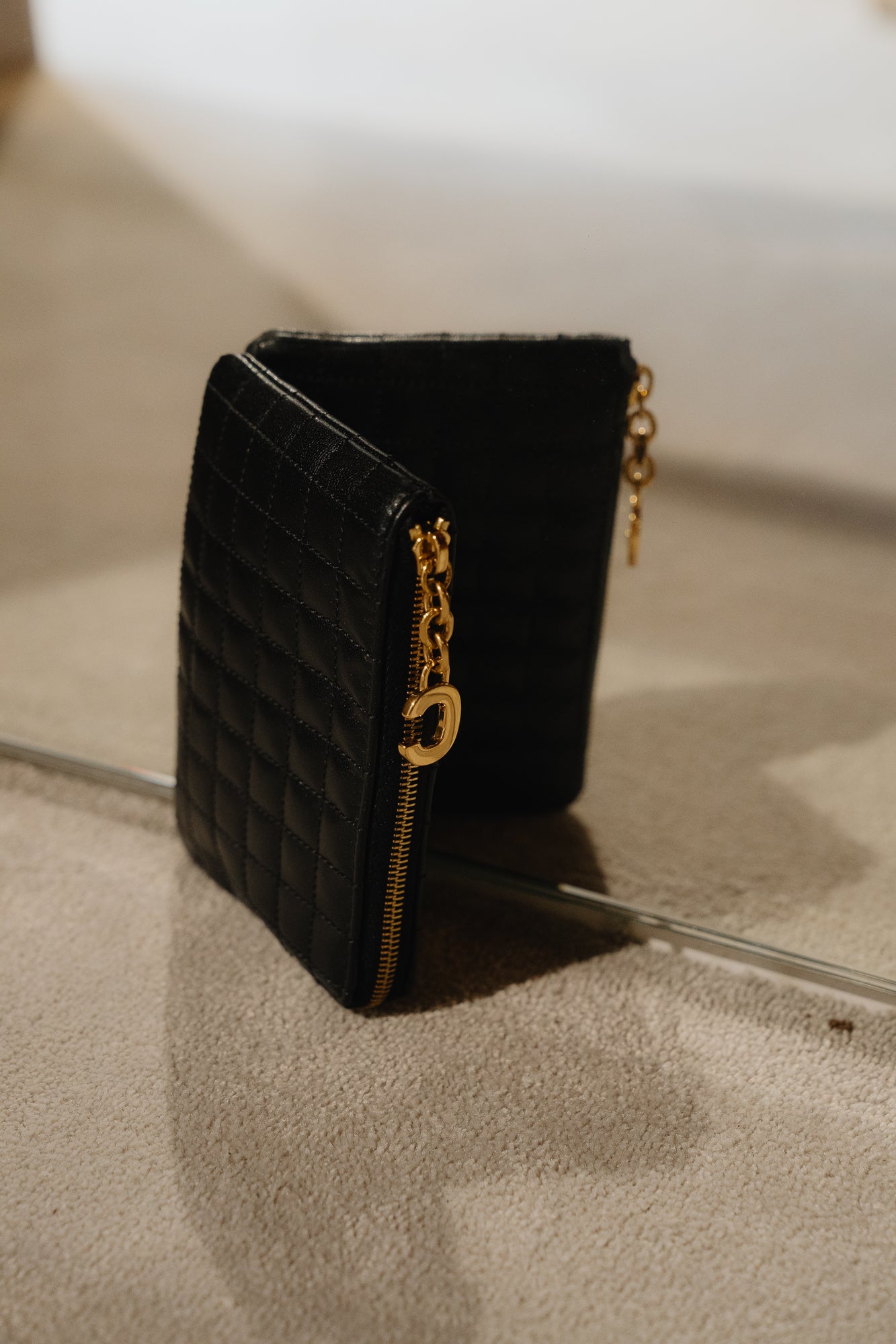 Celine Small Black Wallet