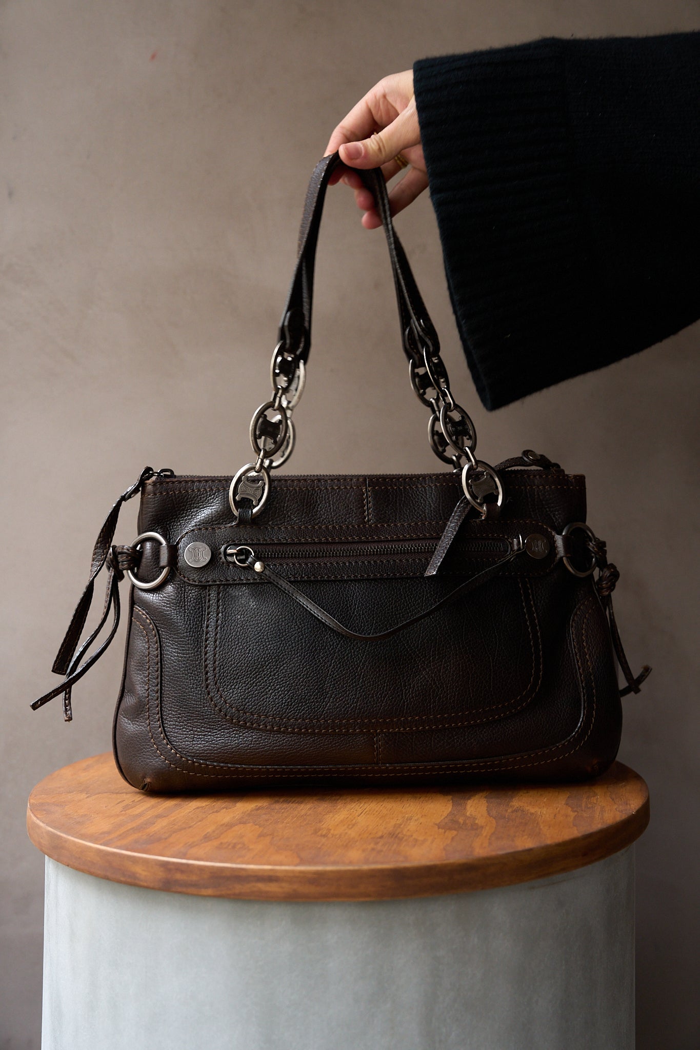 Celine vintage top handle bag