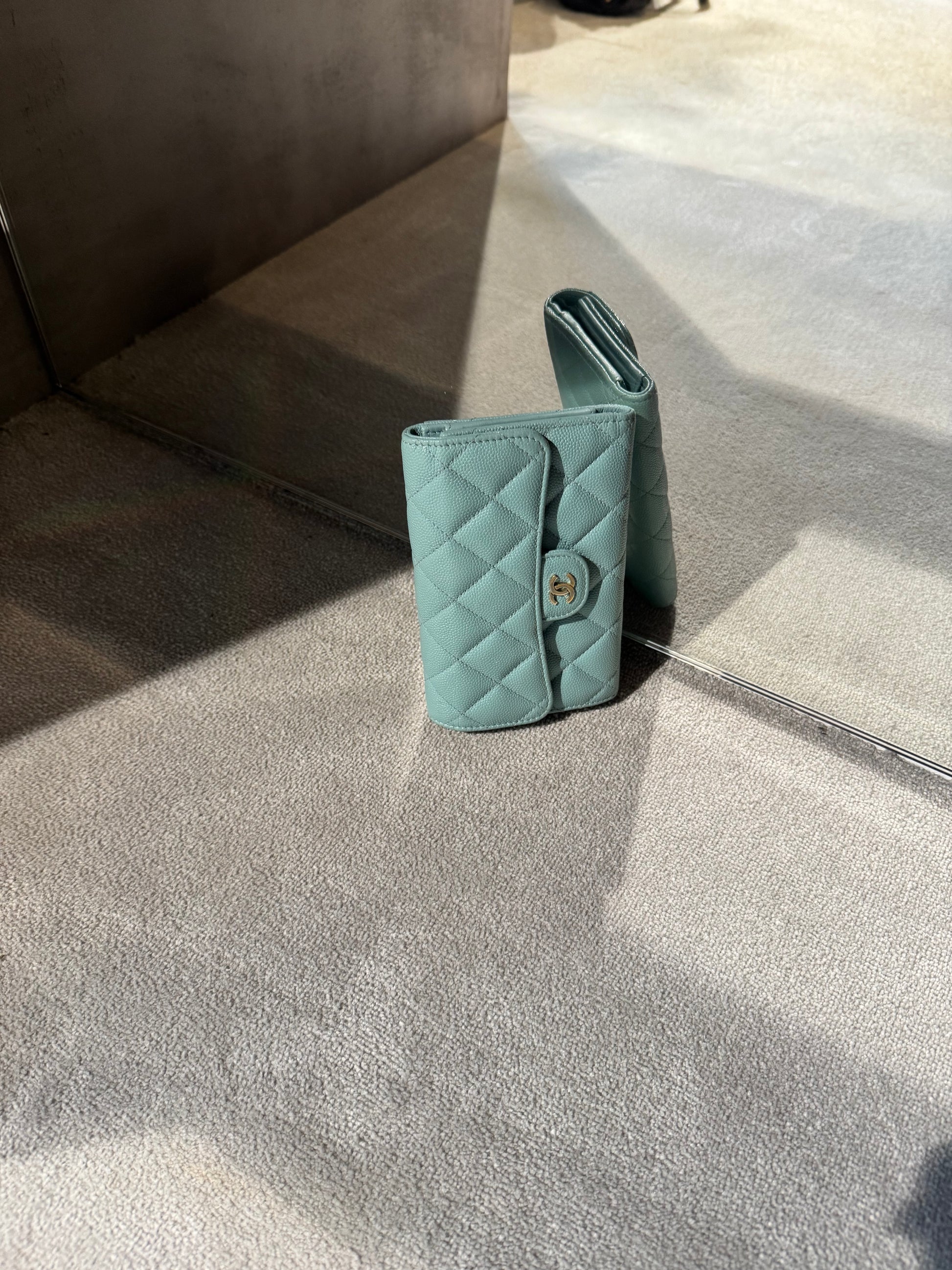 Chanel Blue Caviar Wallet